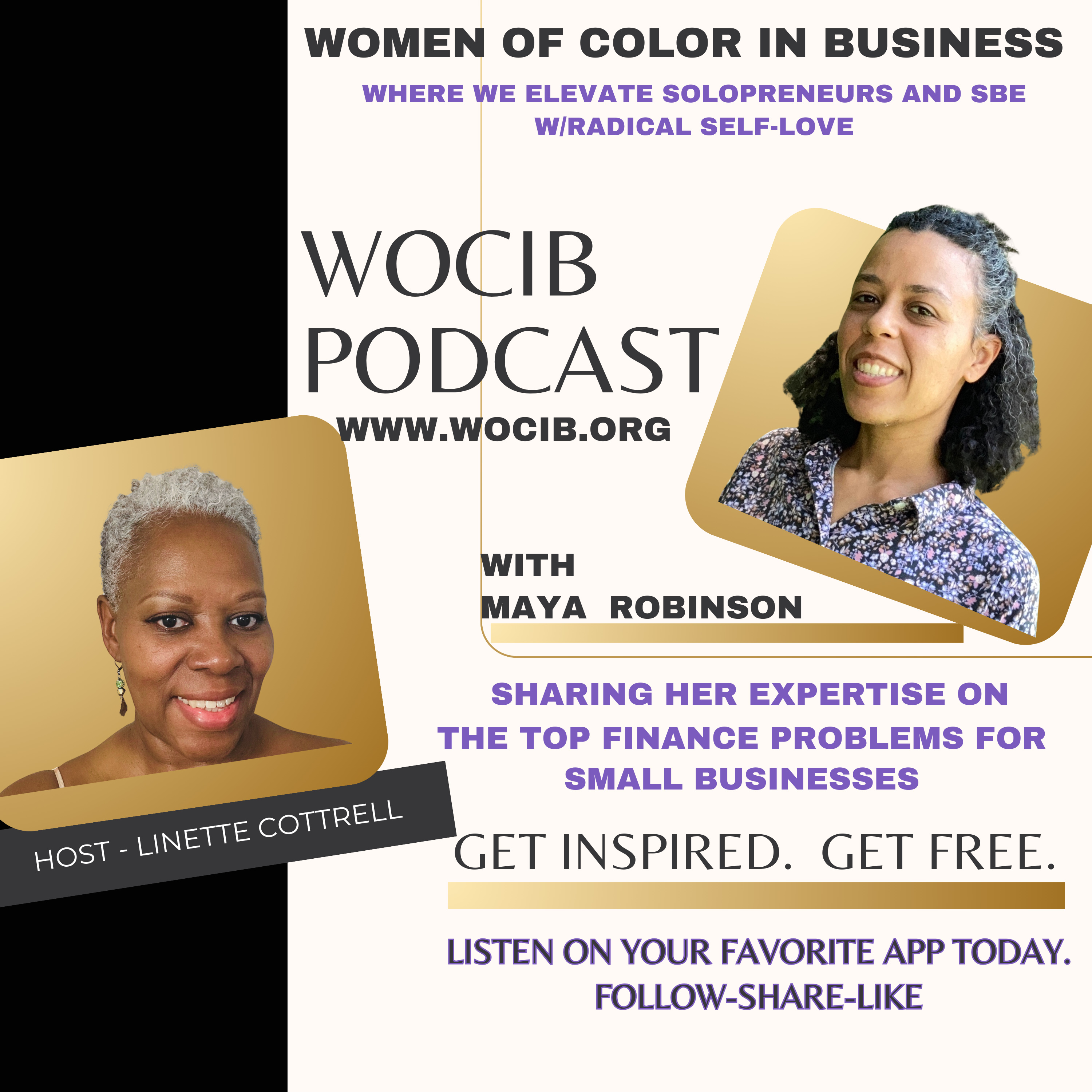 Women of Color in Business (WOCIB) - A Top Podcast for Black Women Entrepreneurs w/Radical Self-Love