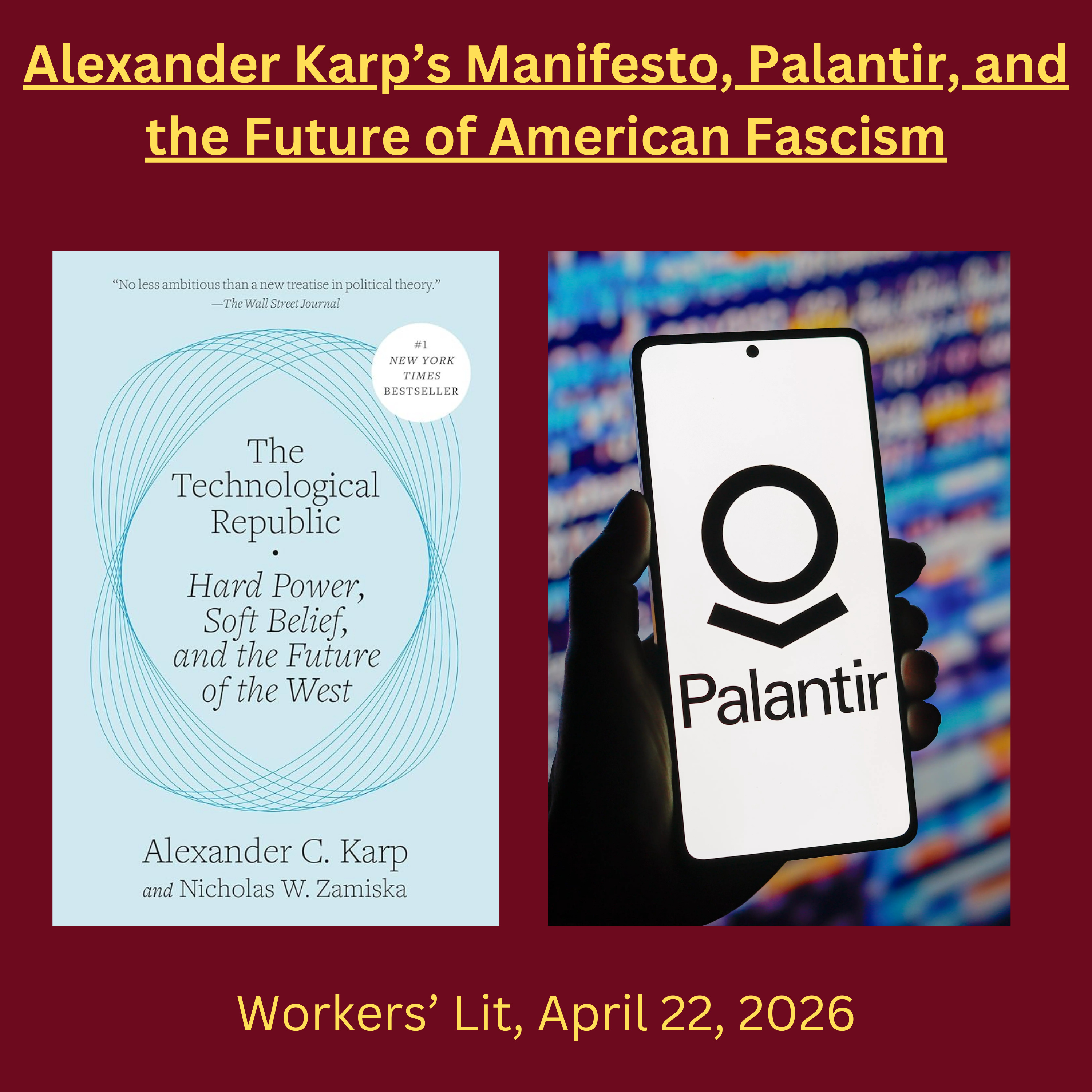 Alexander Karp's Manifesto, Palantir, and The Future of American Fascism