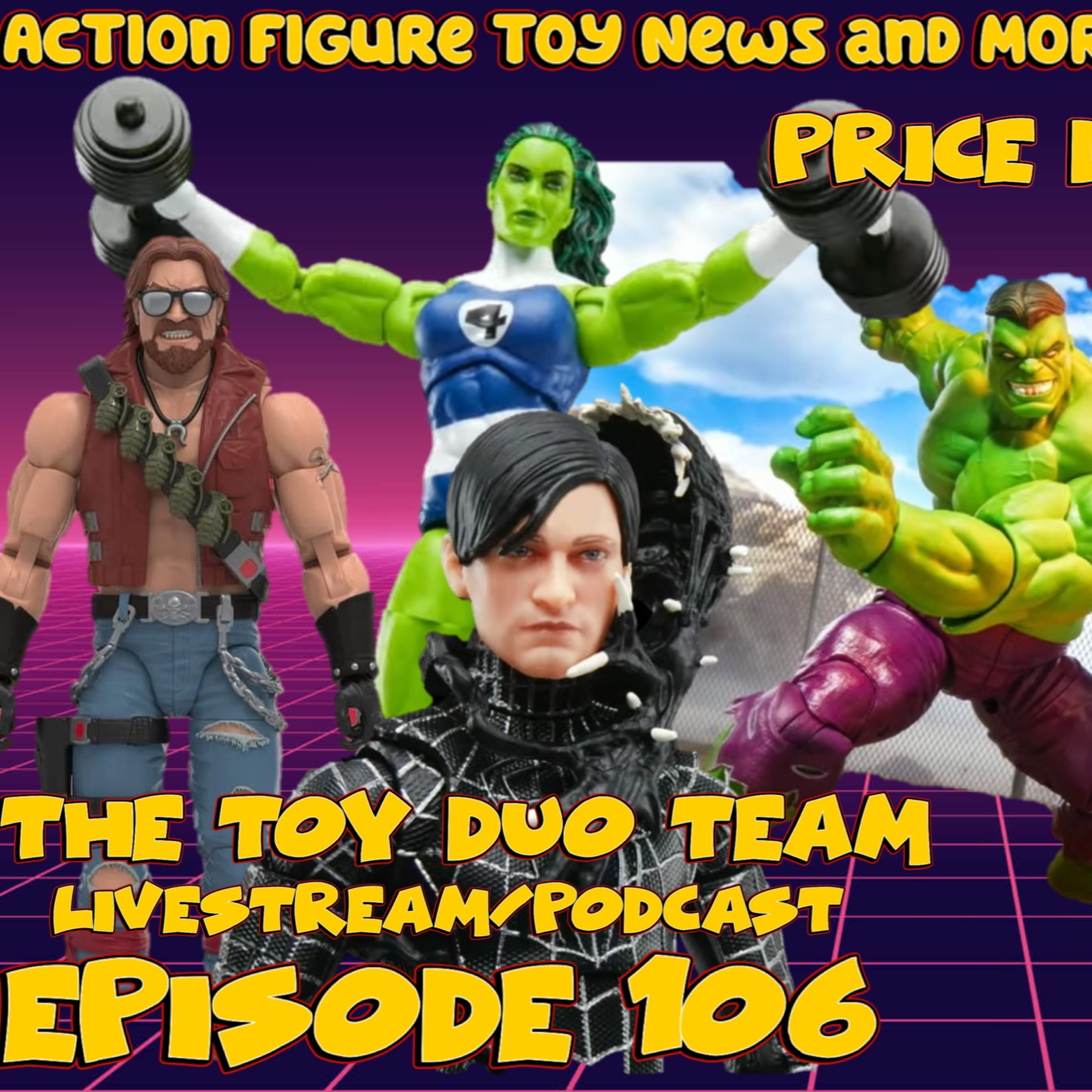 TARIFFS and PRICE INCREASES!The Toy Duo Team E106: ction Figure Toy News. TV and Movies too! episode artwork