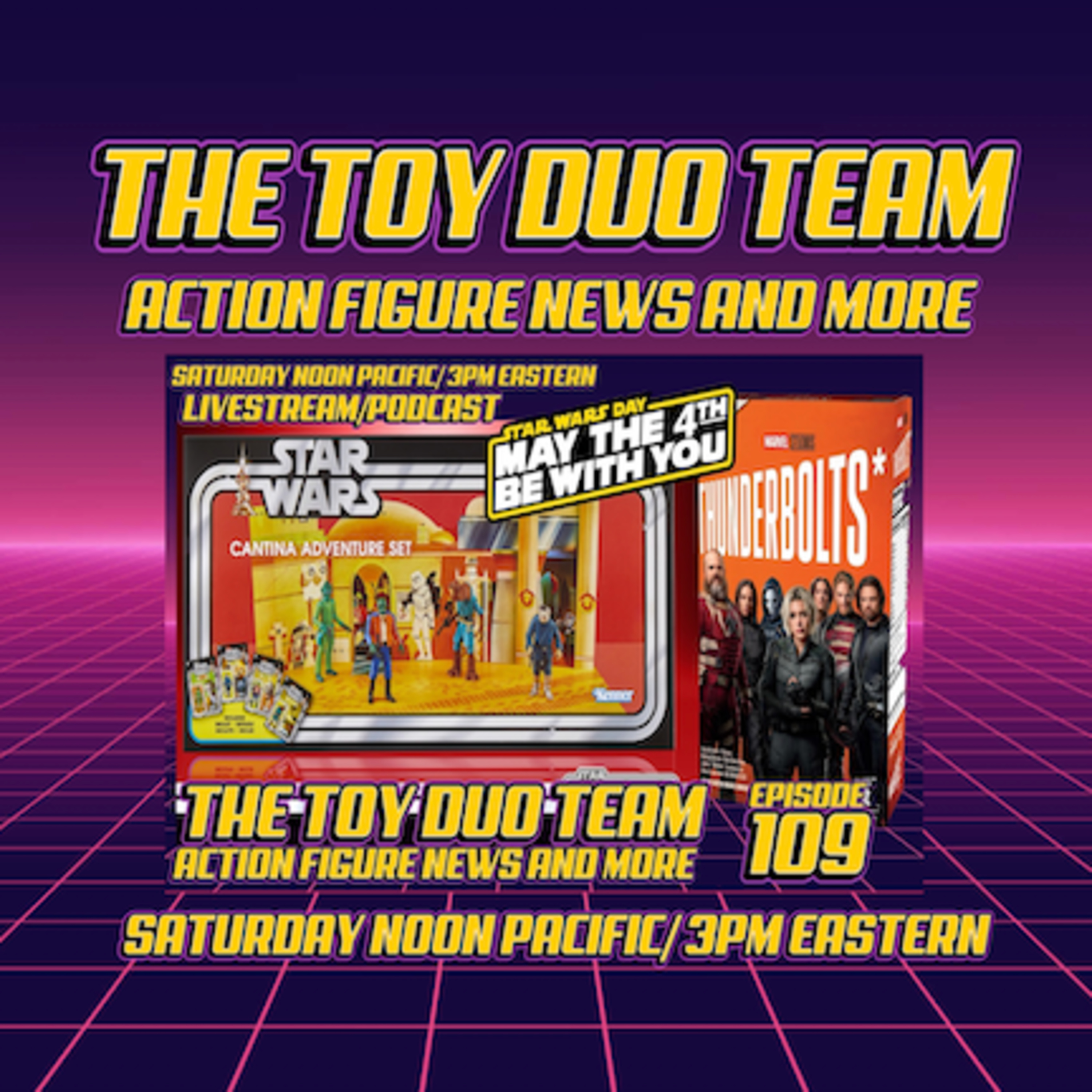 May the 4th be with you! Toy Duo Team E109 action figure toy news episode artwork