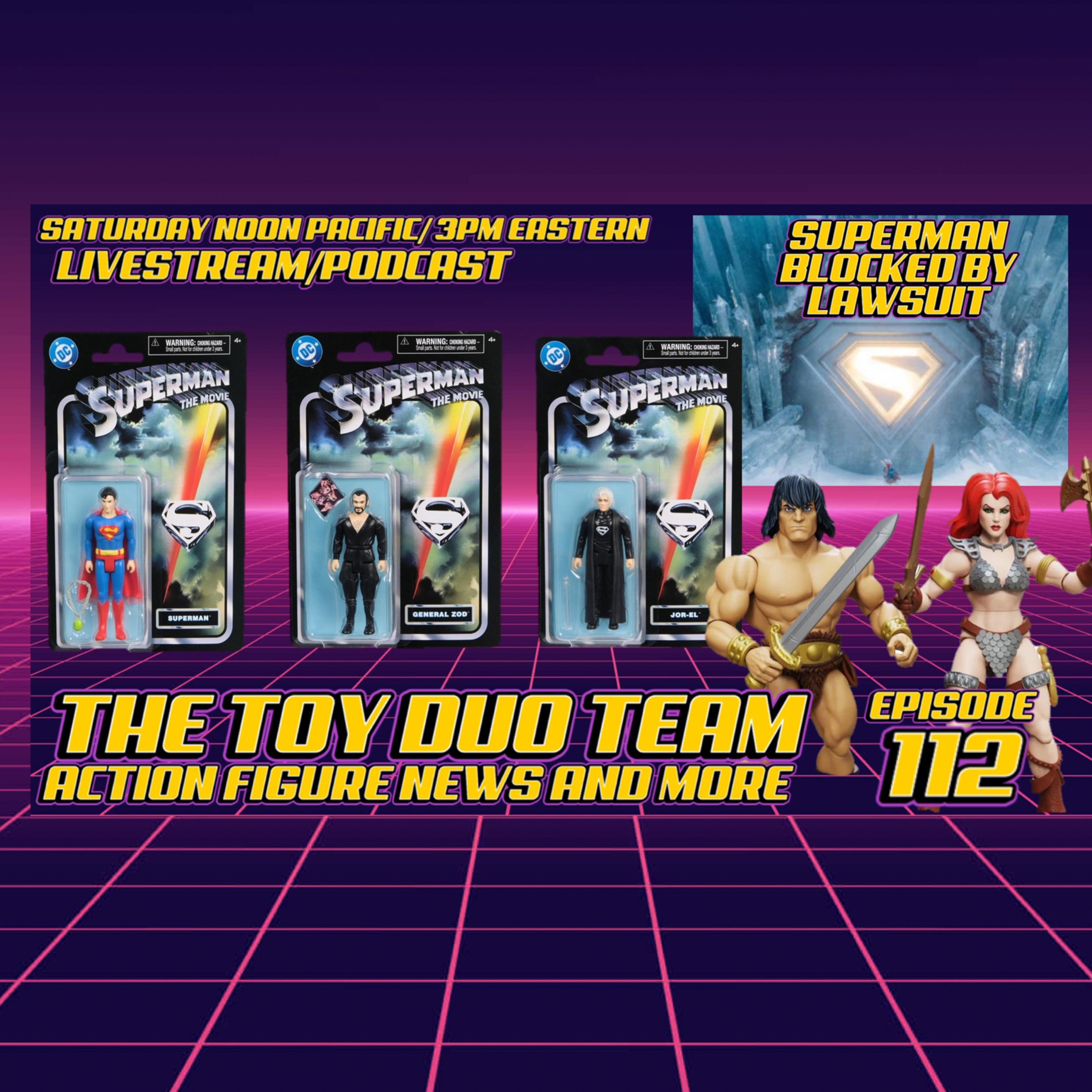 Super Reveals! Toy Duo Team E112: Action Figure Tv Movie News and more! episode artwork