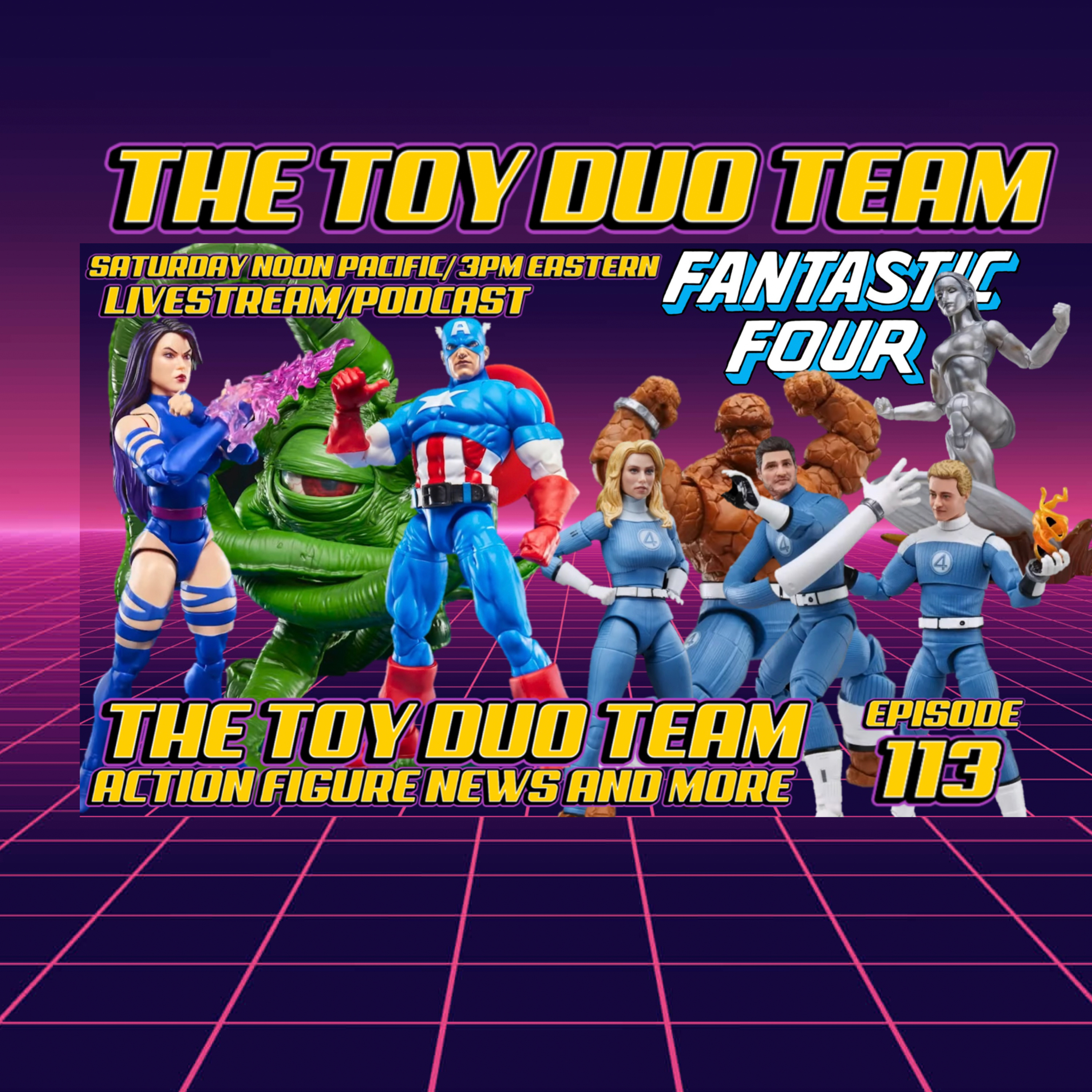 Fantastic Reveals!: The Toy Duo Team E 113: action figure Tv and Movie news! episode artwork