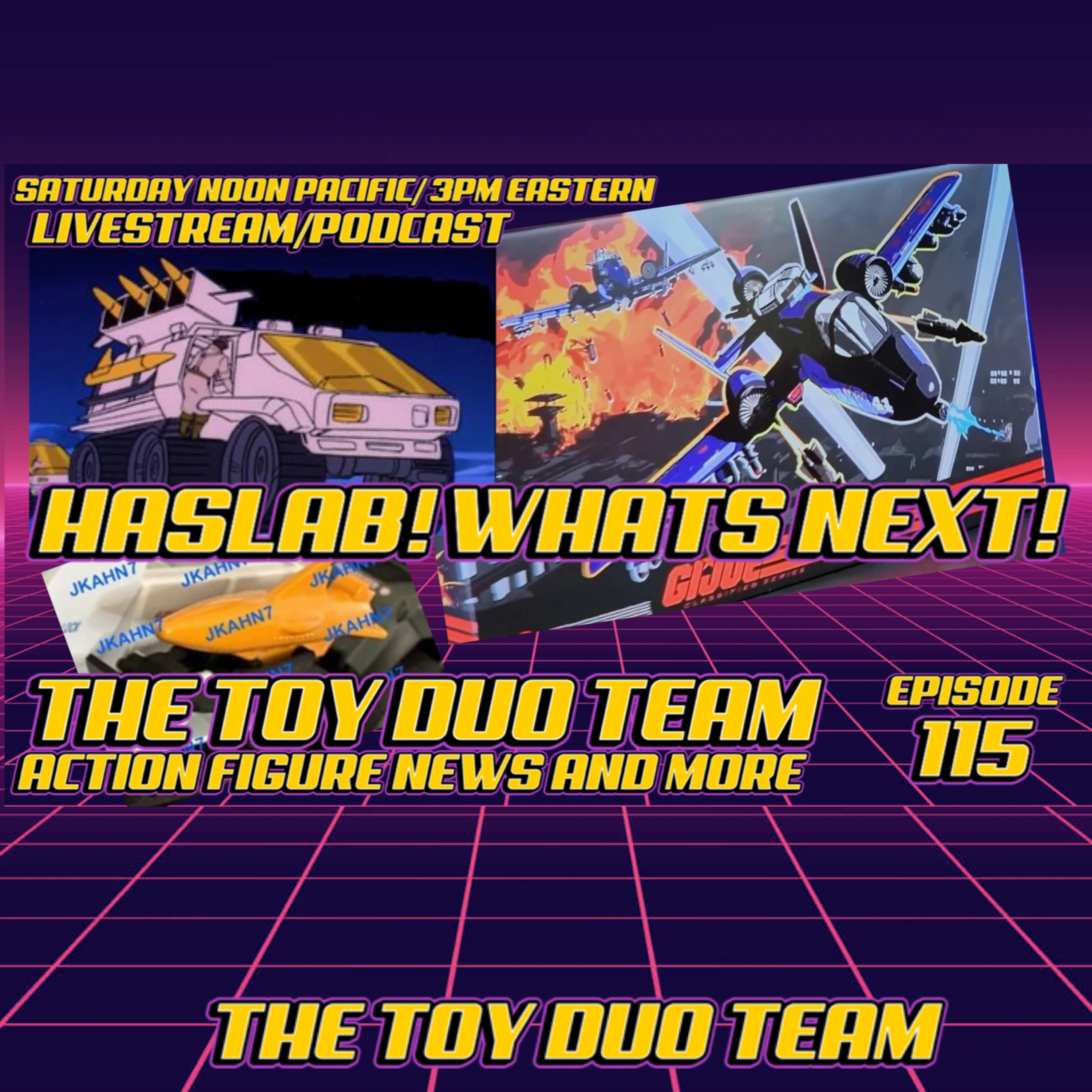 HASLAB, Whats Next! Toy Duo Team E115 Action Figure toy TV & Movie News! GIJOE Classified YOJOE JUNE episode artwork