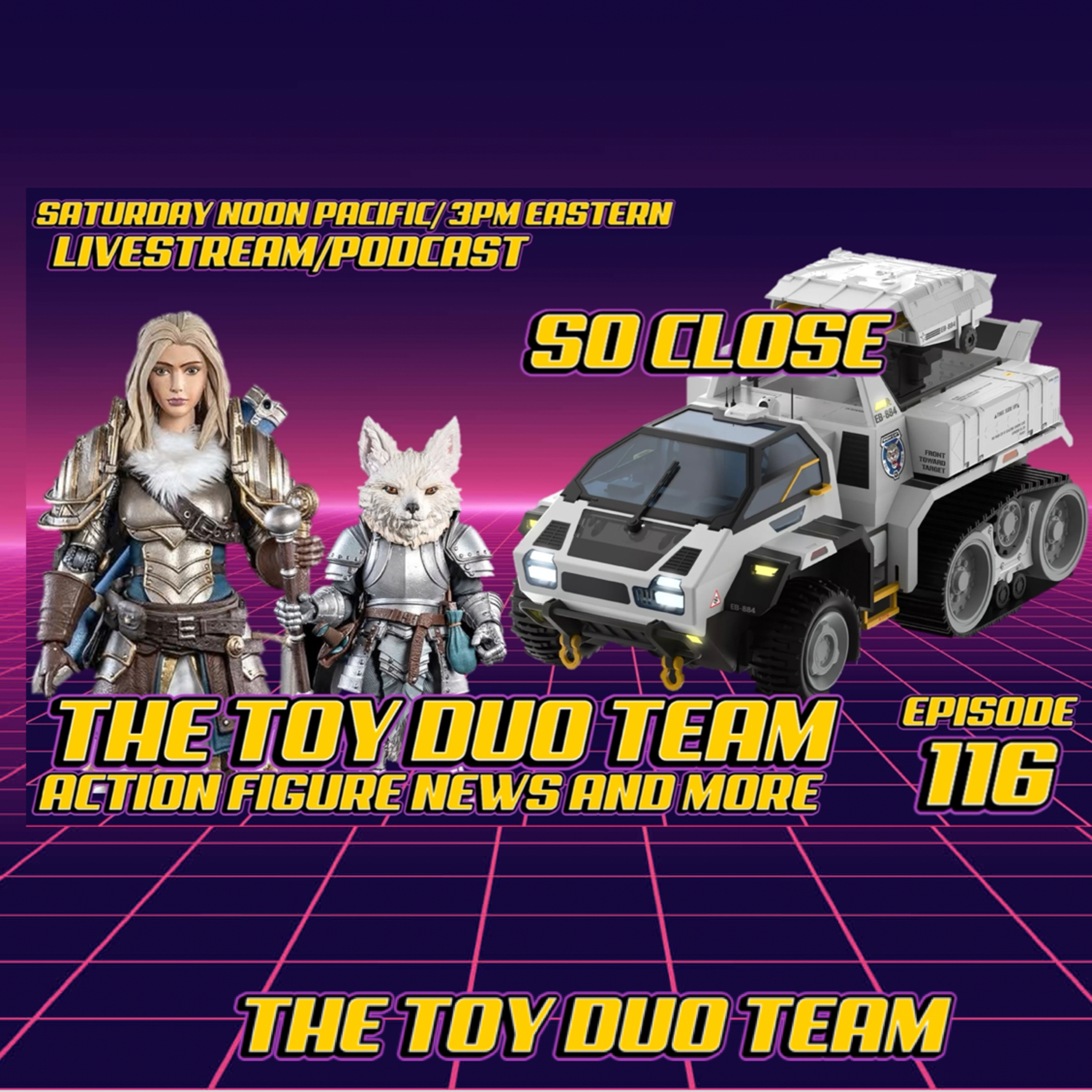 HasLab! So Close! Toy DUo Team 116: Mythic Legions GIJOE MARVEL STAR WARS and more reveals episode artwork