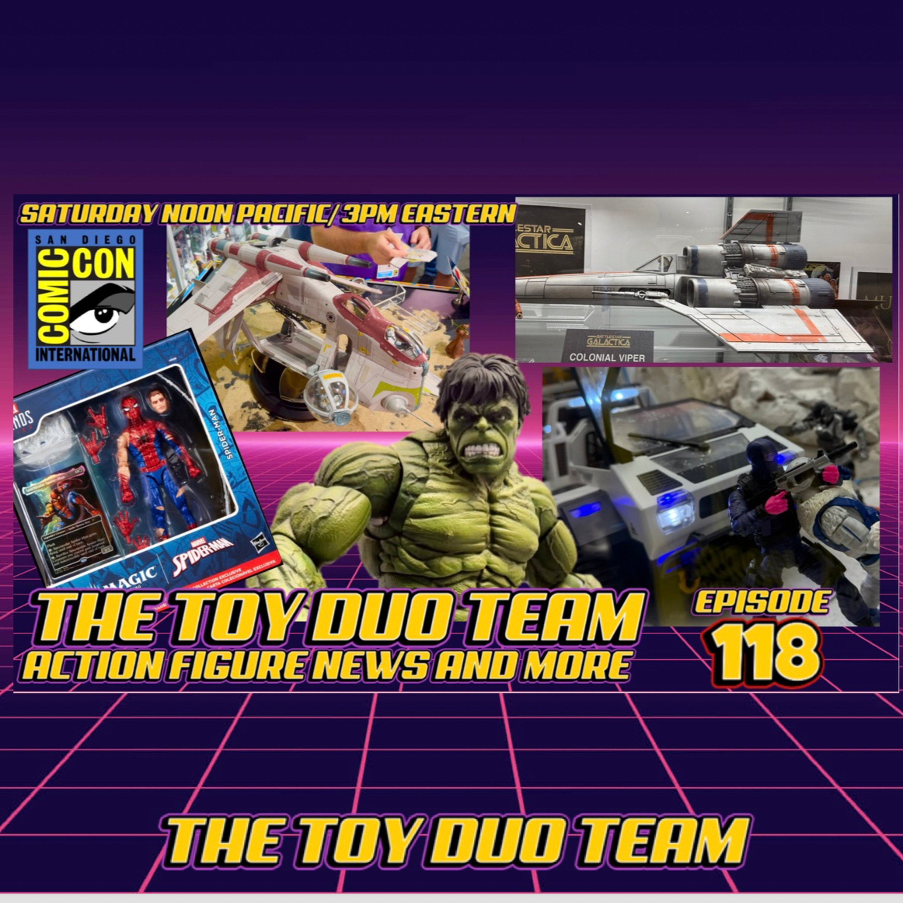 HASLAB FUNDED, now what? the Toy Duo Team E119: action figure toy TV and movie news! episode artwork