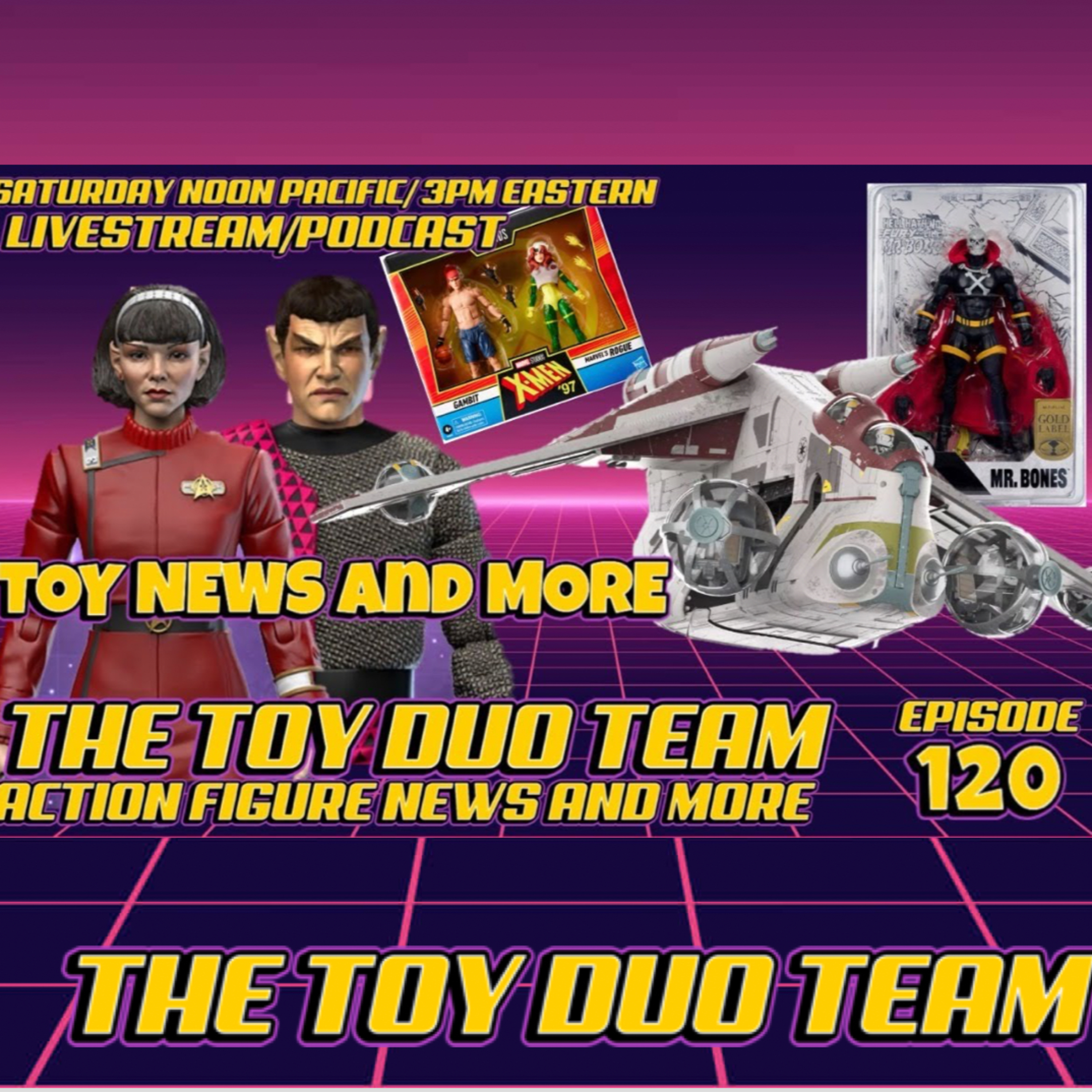 SNOWCAT FUNDED NOW THE LAAT! The Toy Duo Team E 120: Action Figure Toy TV and Movie news and more! episode artwork