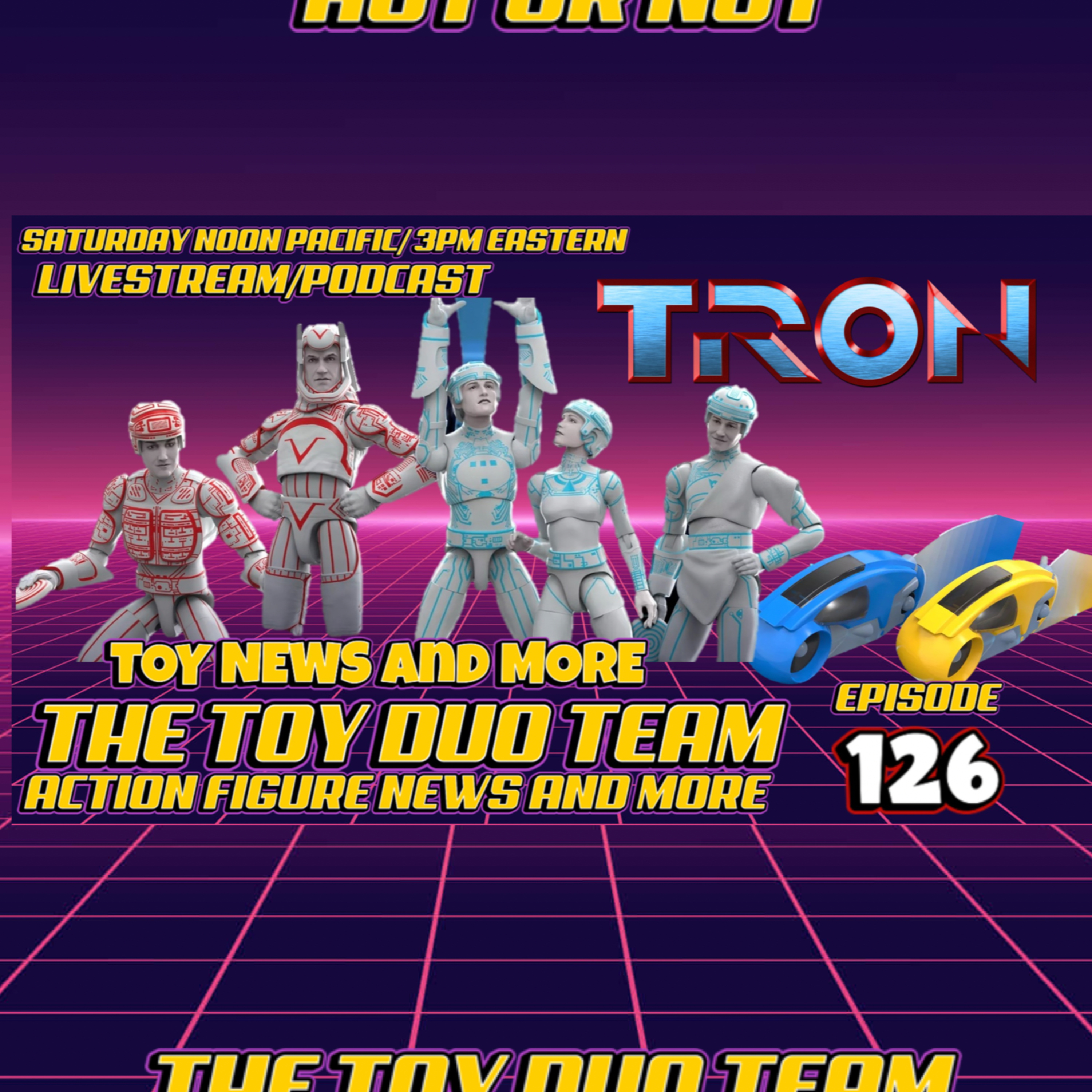 TRON Marvel Legends and Star Wars reveals from NYCC New York Comic Con action figures HasLab  episode artwork