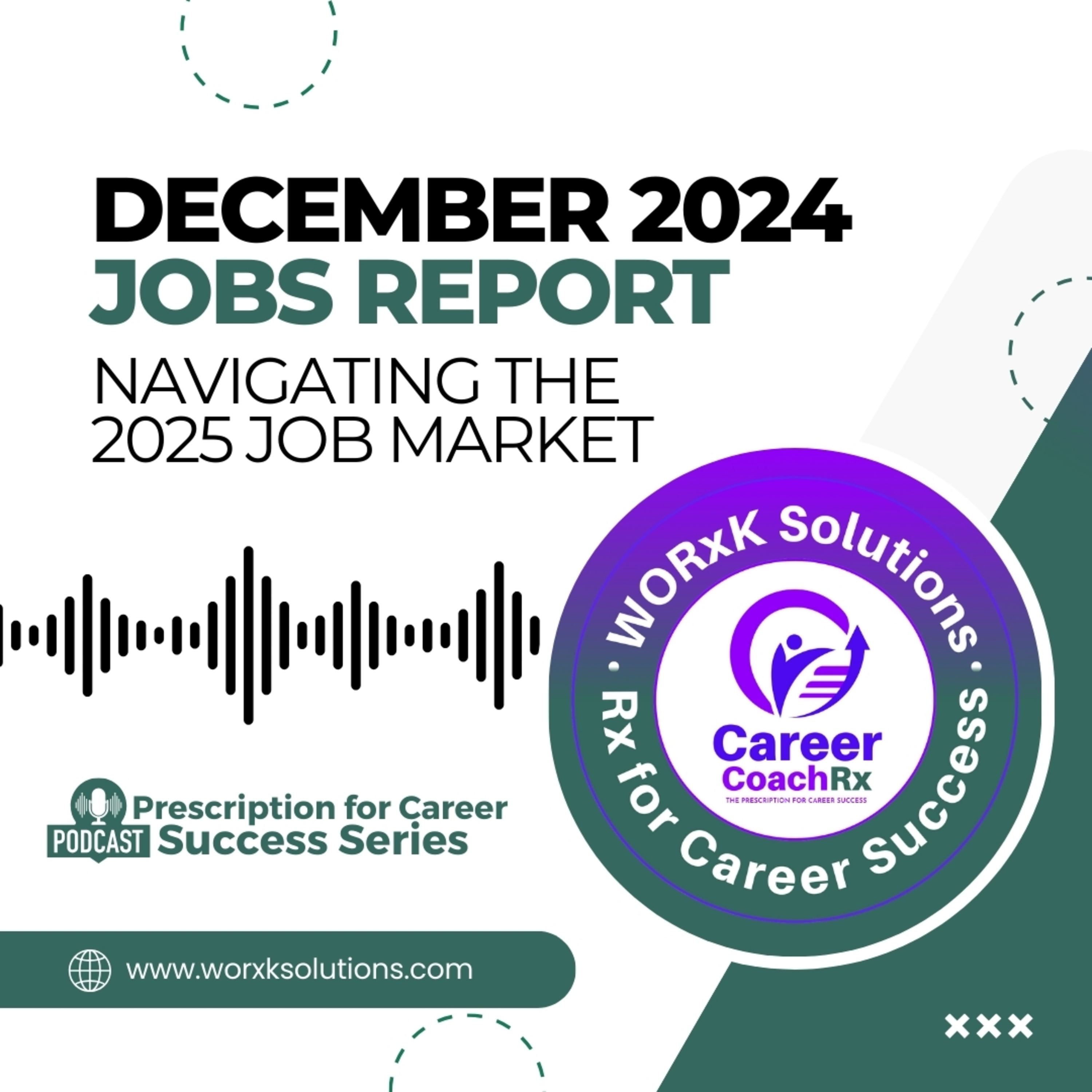 December 2024 Jobs Report | Navigating the 2025 Job Market | Rx for Career Success | WORxK Solutions, LLC episode artwork