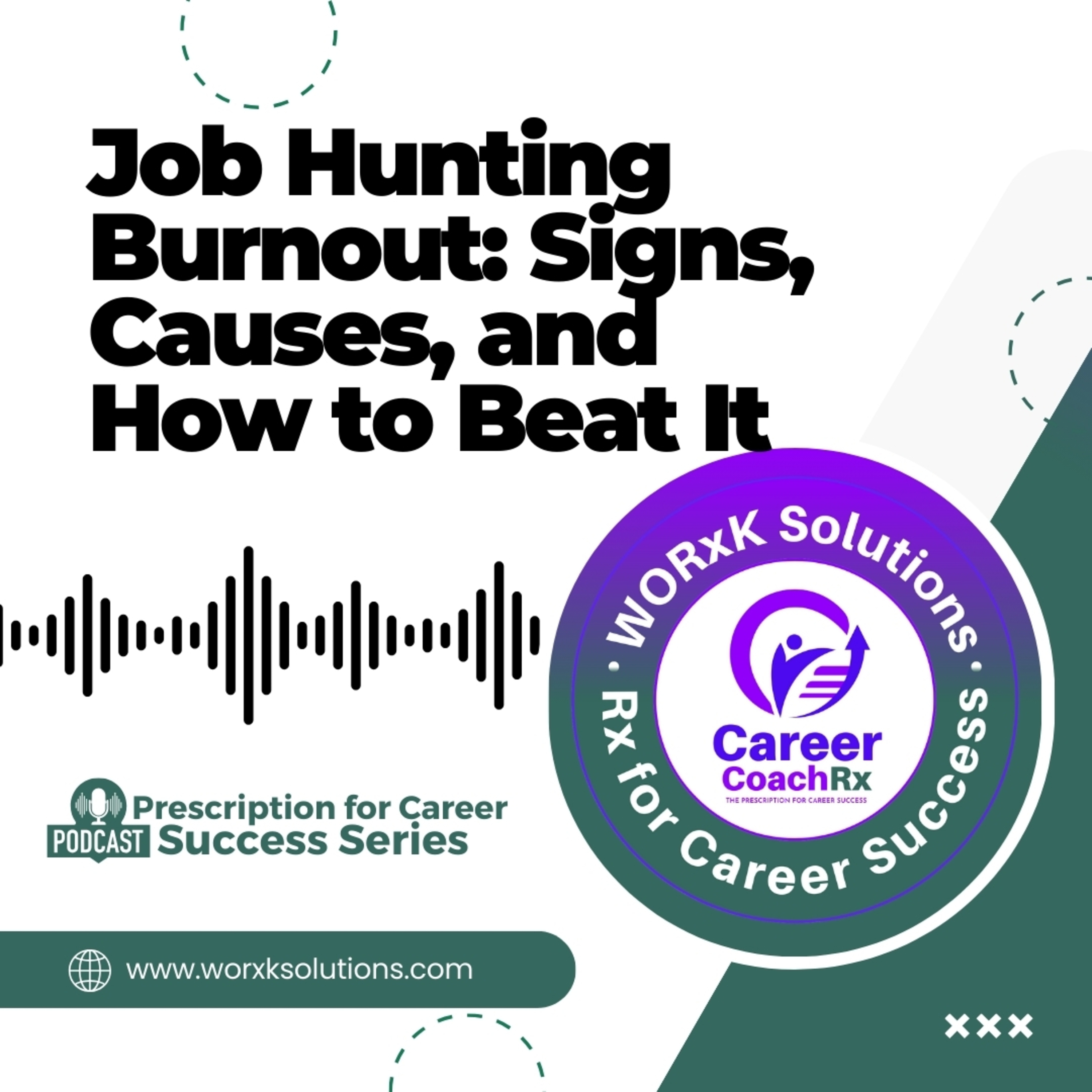 Job Hunting Burnout: Signs & How to Beat It | Rx for Career Success | WORxK Solutions, LLC episode artwork