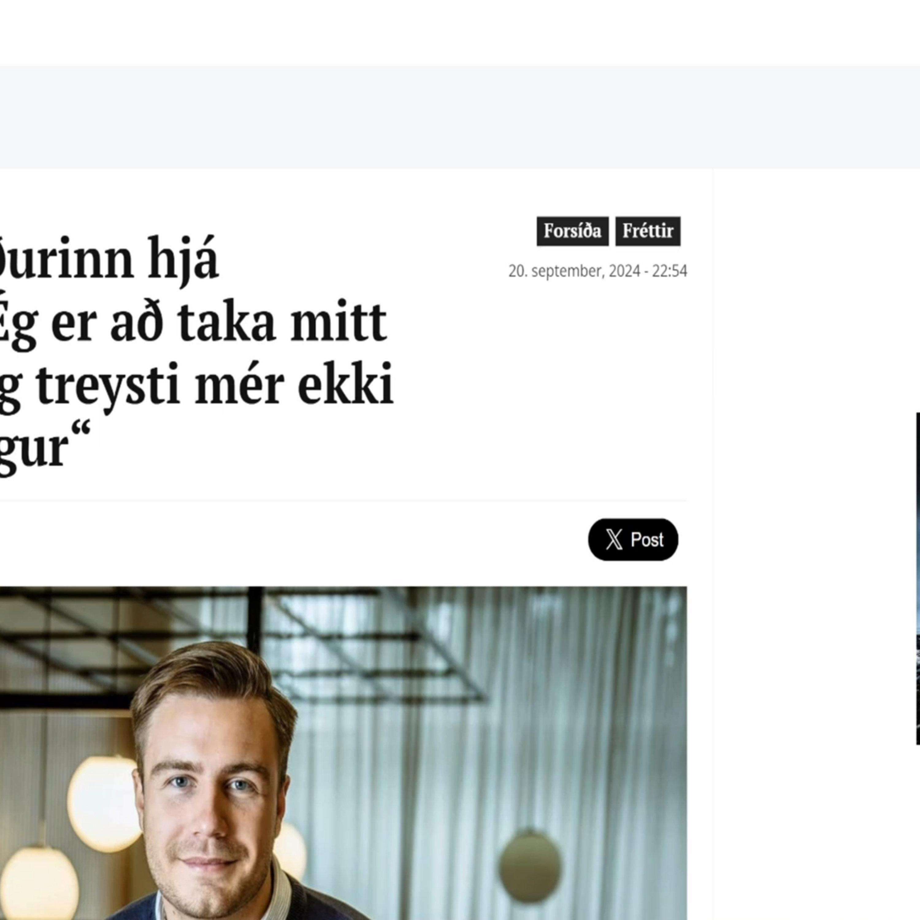 Norræn karlmennska | S02E47 | Ungur flugmaður tekur eigið líf eftir að hafa leitað hjálpar