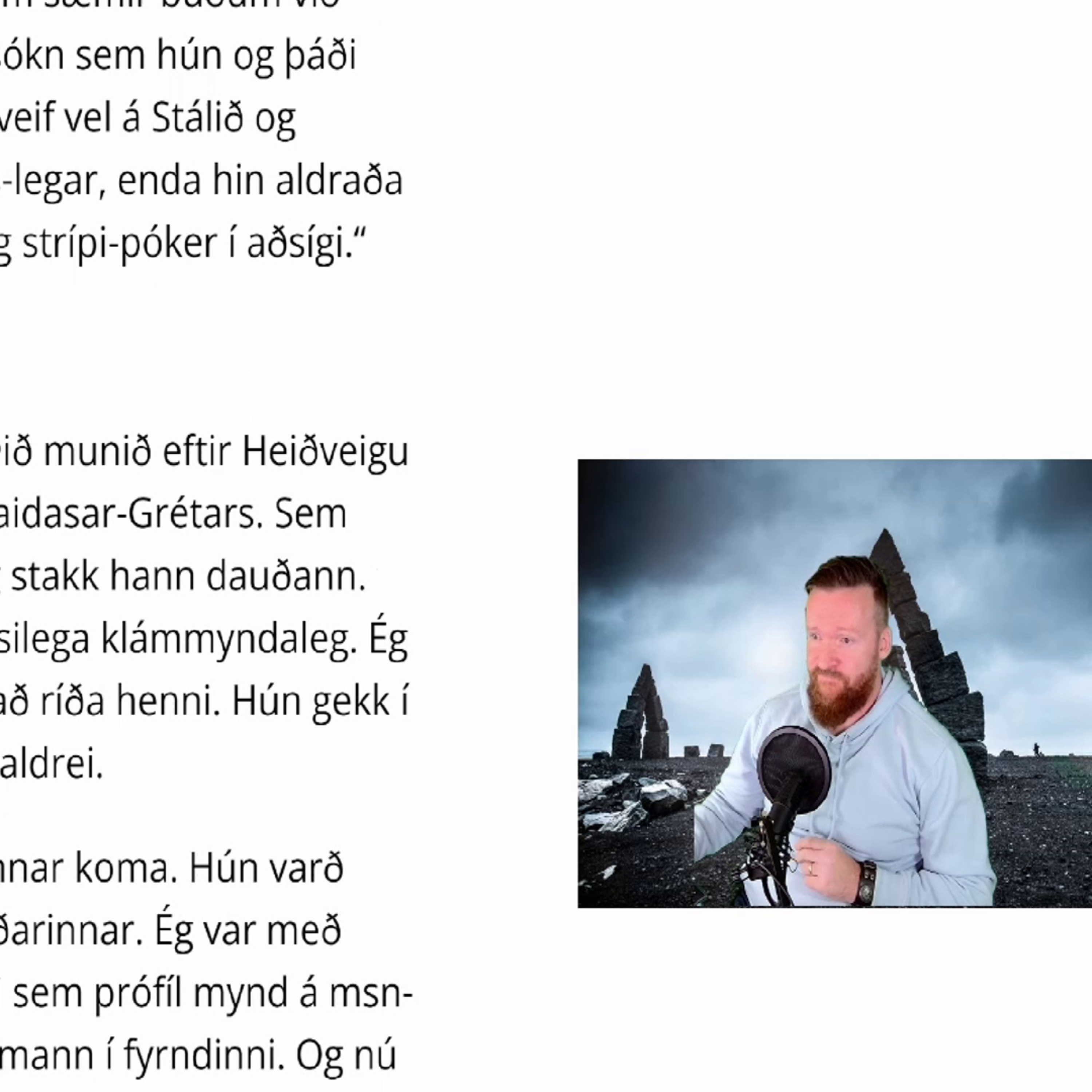 Norræn karlmennska | S02E56 | Þórð Snæ langar að ríða og ungar hetjur hafsins episode artwork