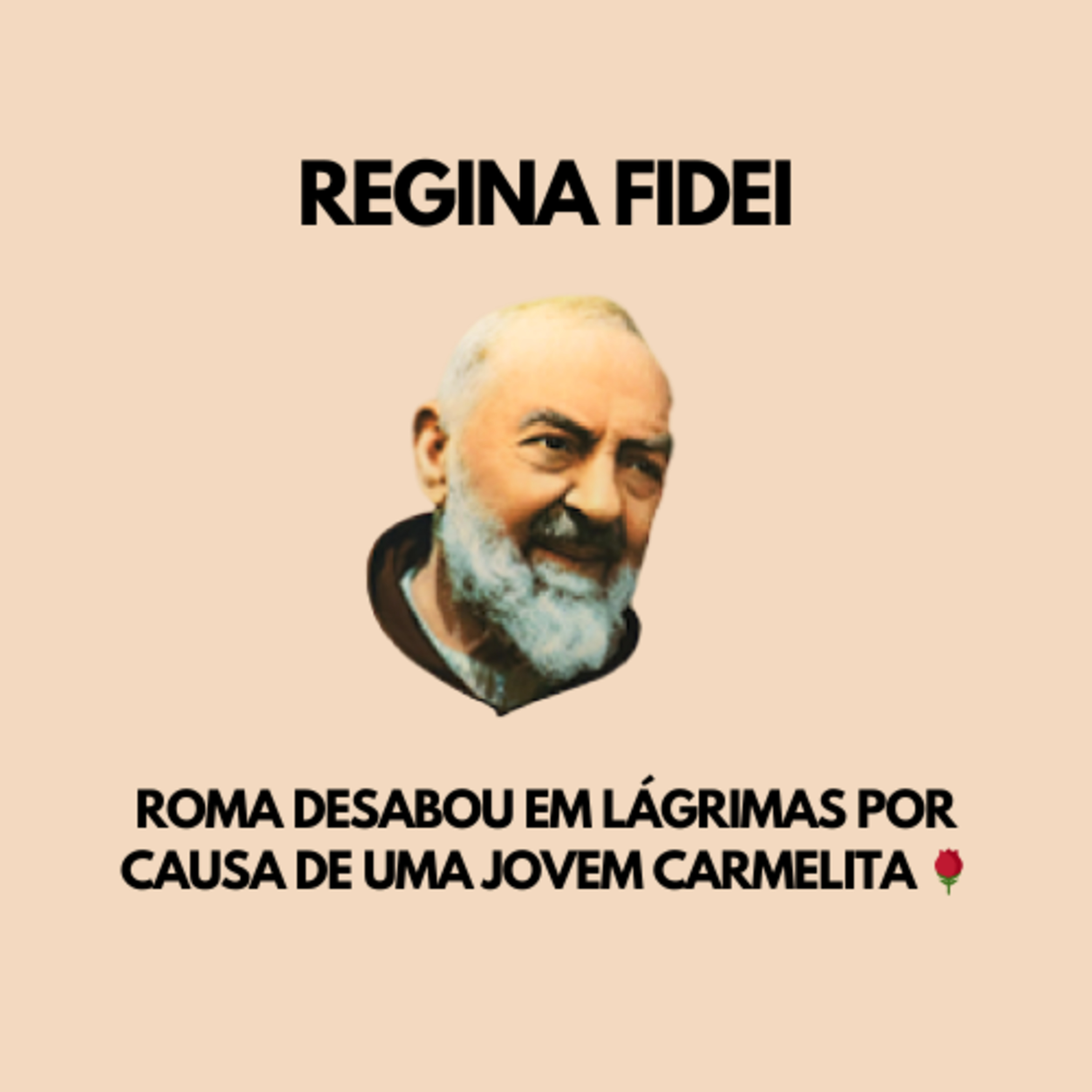 Roma desabou em LÁGRIMAS por causa de uma jovem Carmelita 🌹 episode artwork