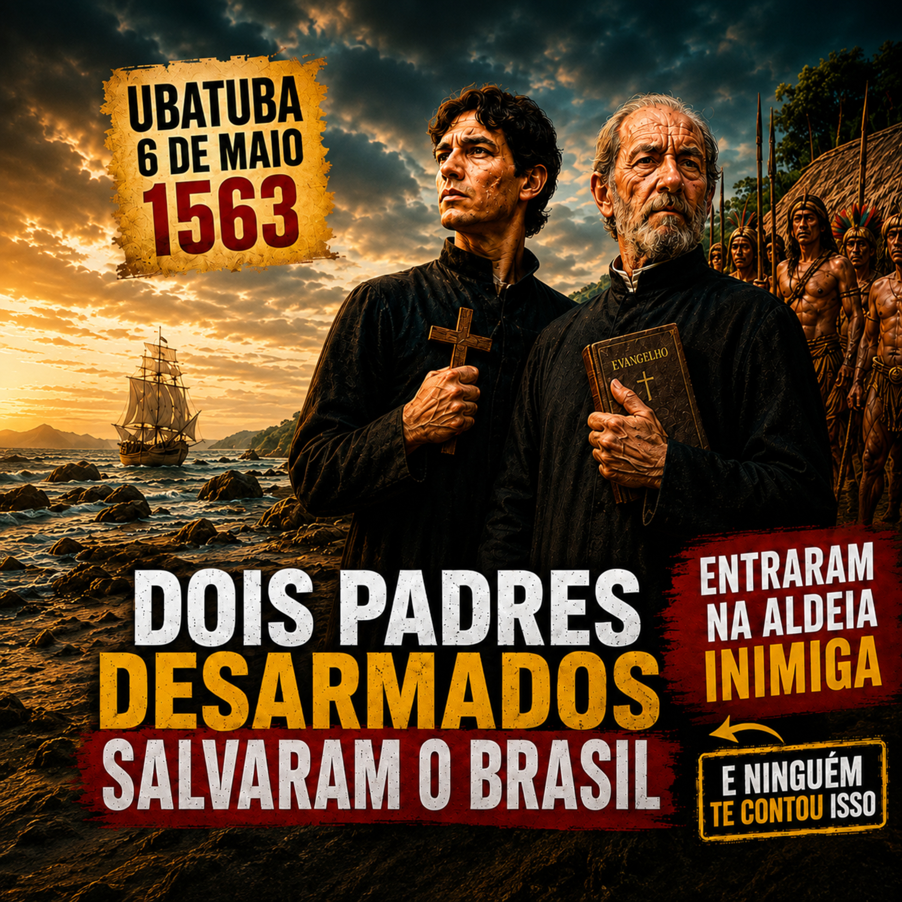 DOIS PADRES DESARMADOS SALVARAM O BRASIL. E NINGUÉM TE CONTOU ISSO. episode artwork