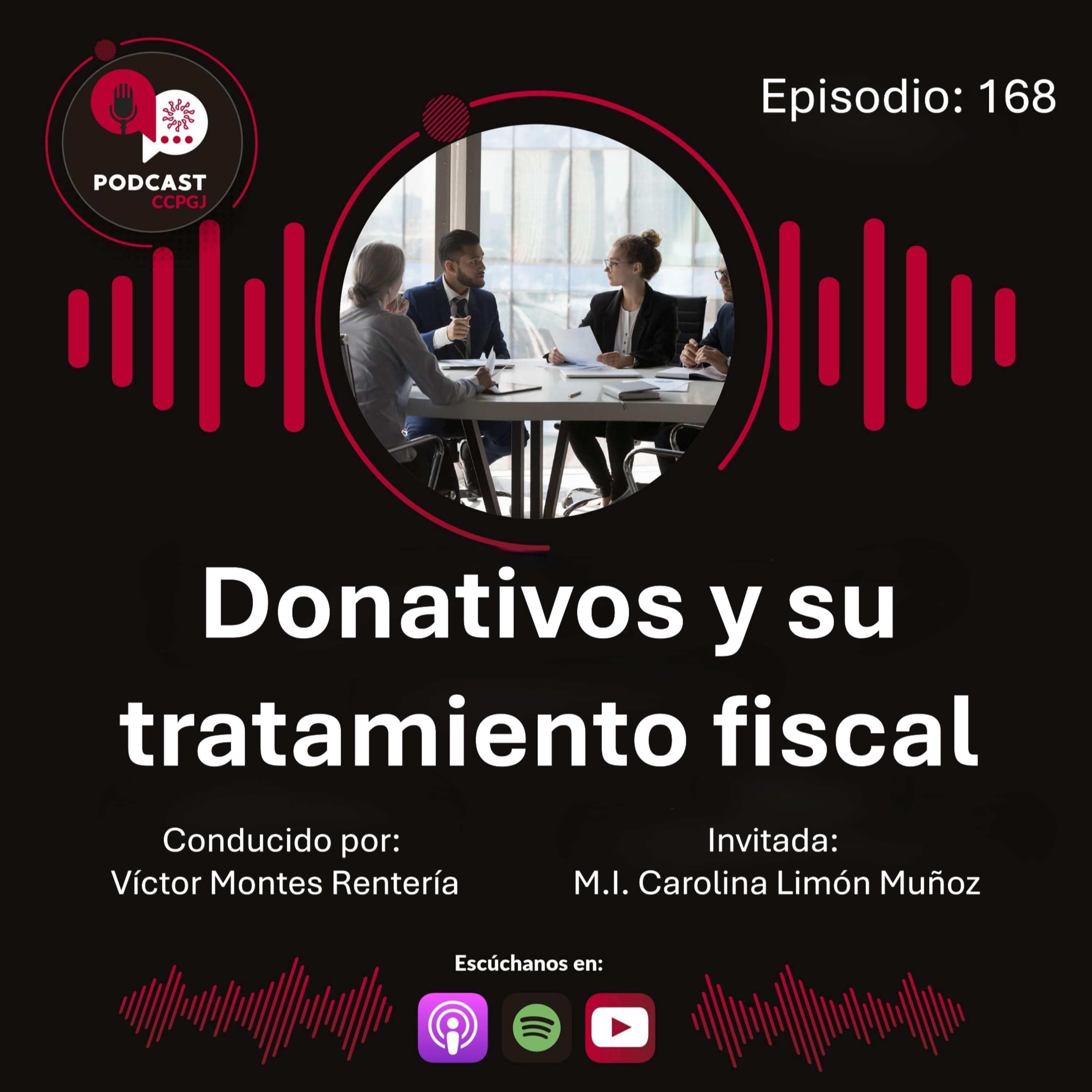 Episodio 168: Donativos y su tratamiento fiscal episode artwork