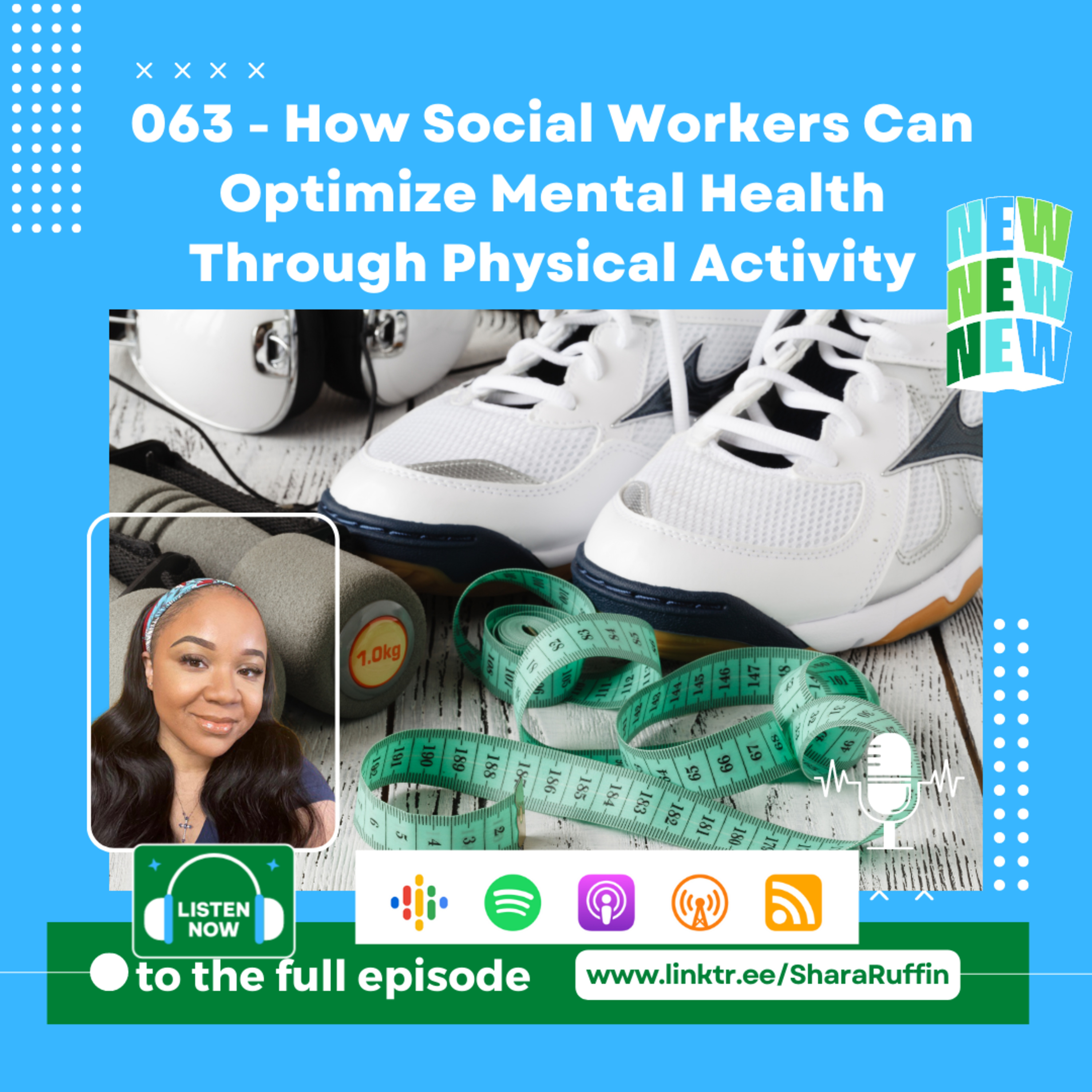063 - How Social Workers Can Optimize Mental Health Through Physical Activity episode artwork