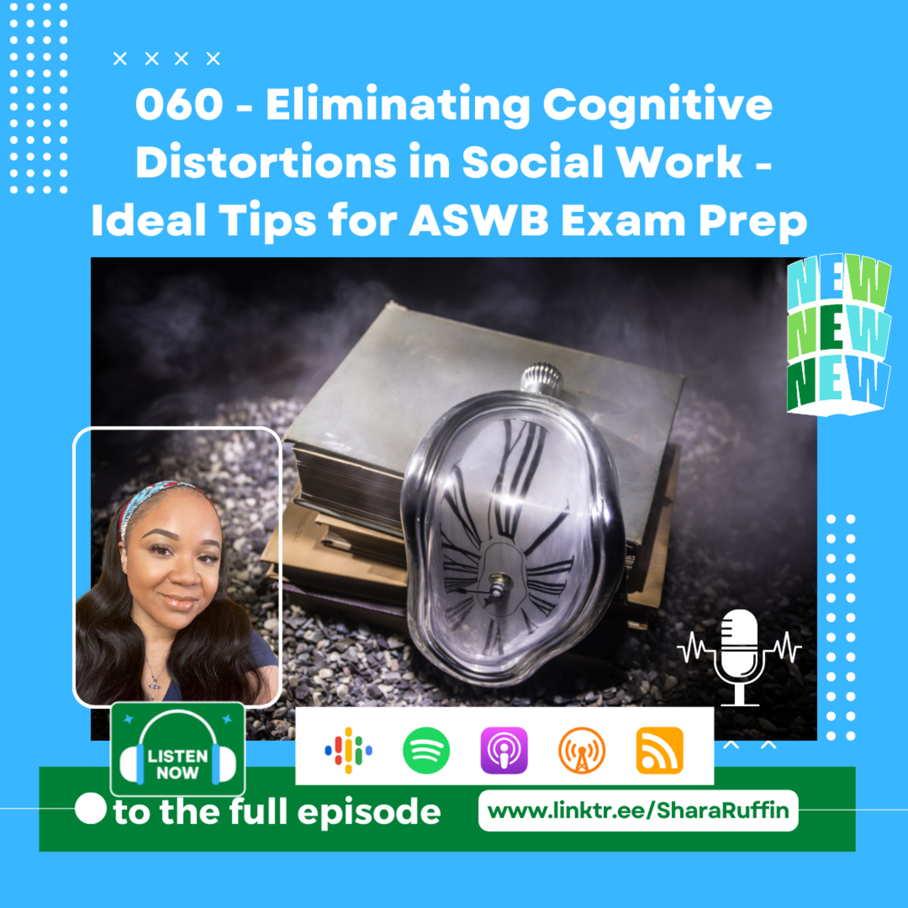 060 - Eliminating Cognitive Distortions in Social Work - Ideal Tips for ASWB Exam Prep episode artwork