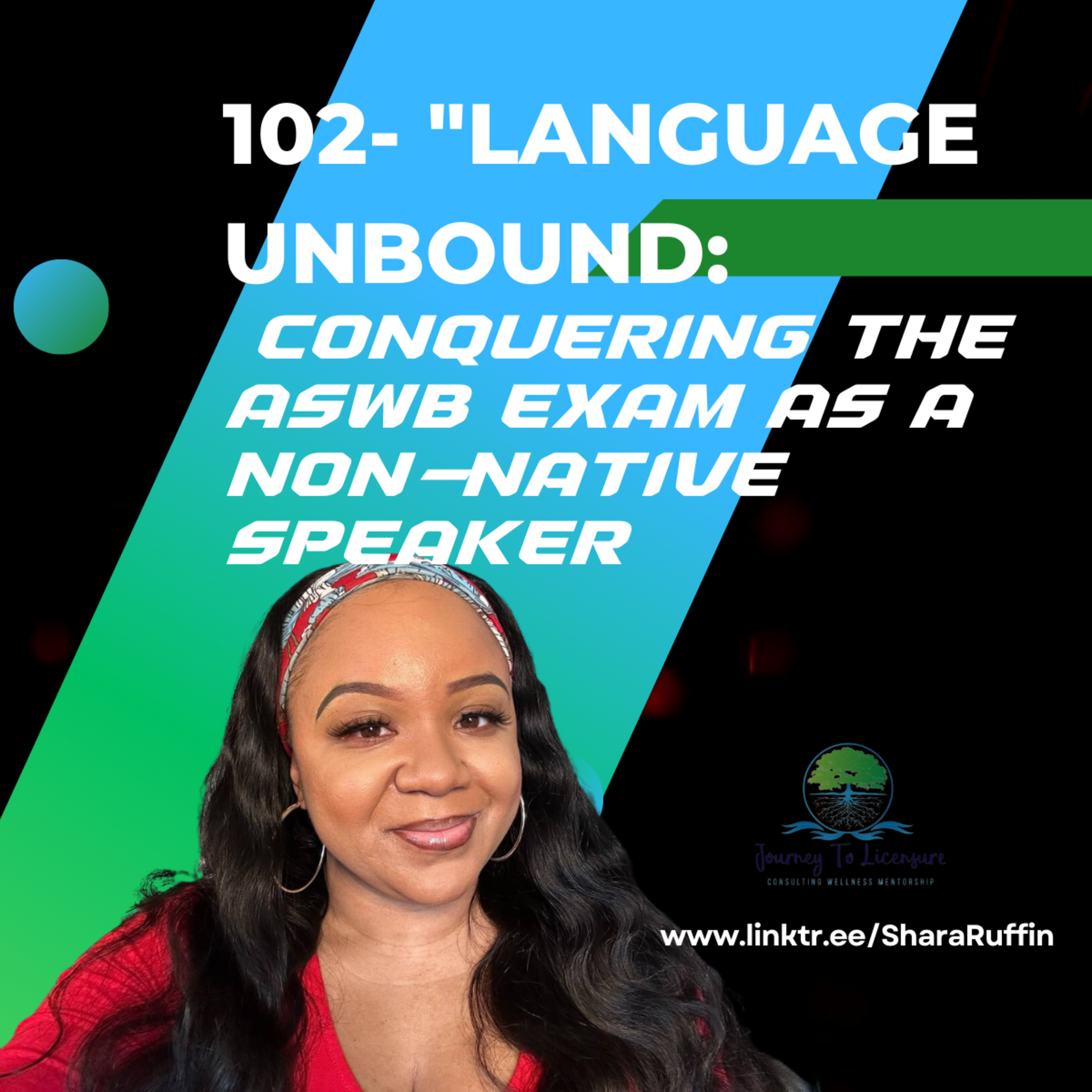 102- "Language Unbound: Conquering the ASWB Exam as a Non-Native Speaker episode artwork