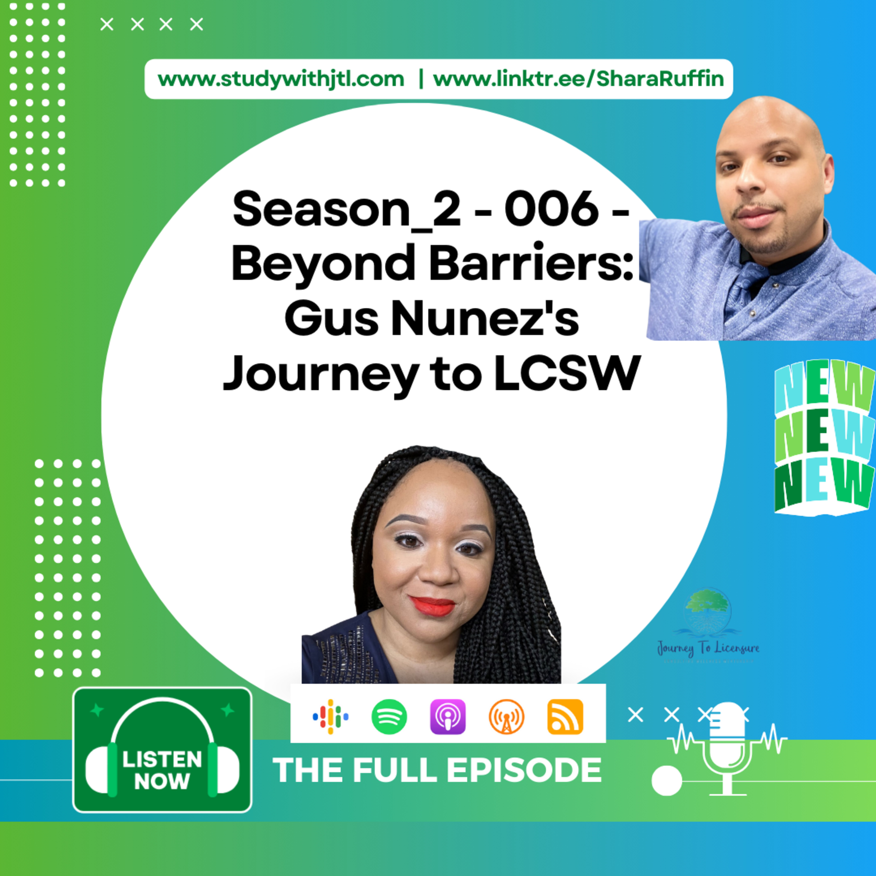 Season_2 - 006 - Beyond Barriers: Gus Nunez's Journey to LCSW episode artwork