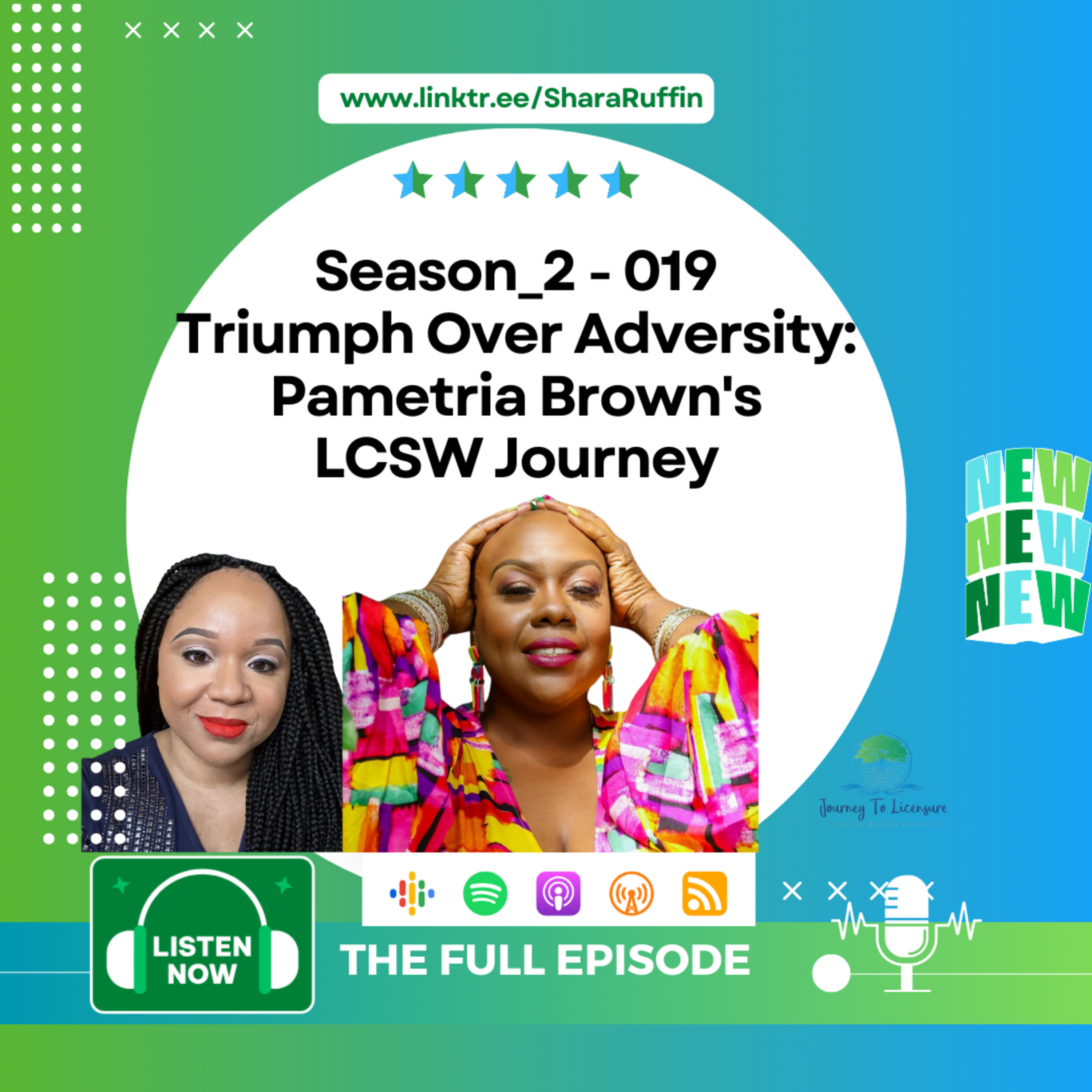 Season_2 - 019 - Triumph Over Adversity: Pametria Brown's LCSW Journey  episode artwork