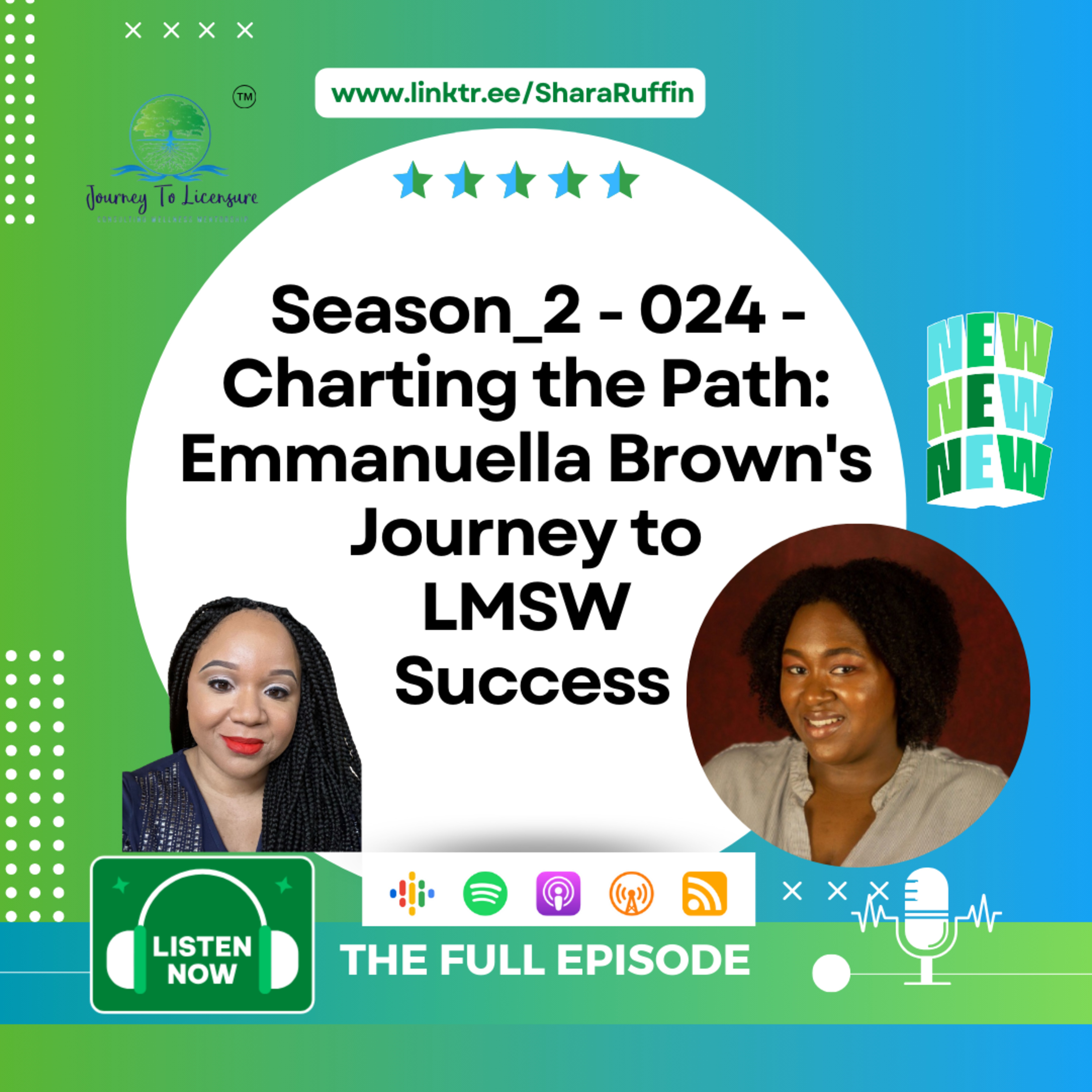  Season_2 - 024 - Charting the Path: Emmanuella Brown's Journey to LMSW Success episode artwork