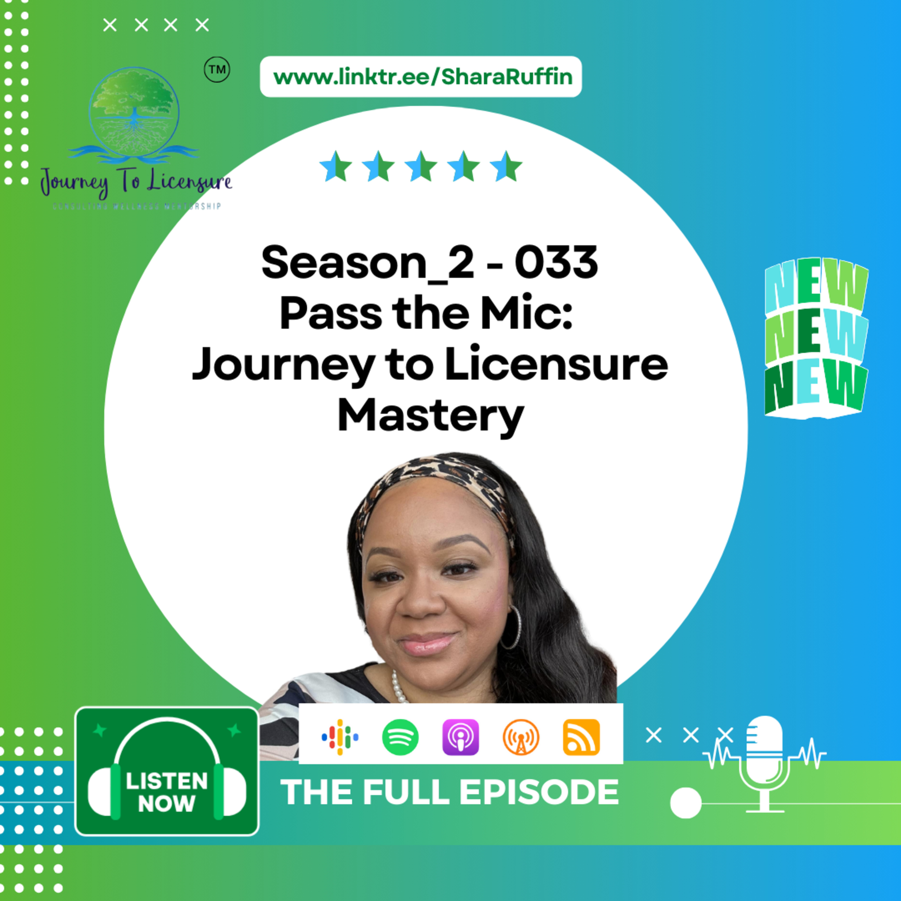 Season_2 - 033 Pass the Mic: Journey to Licensure Mastery episode artwork