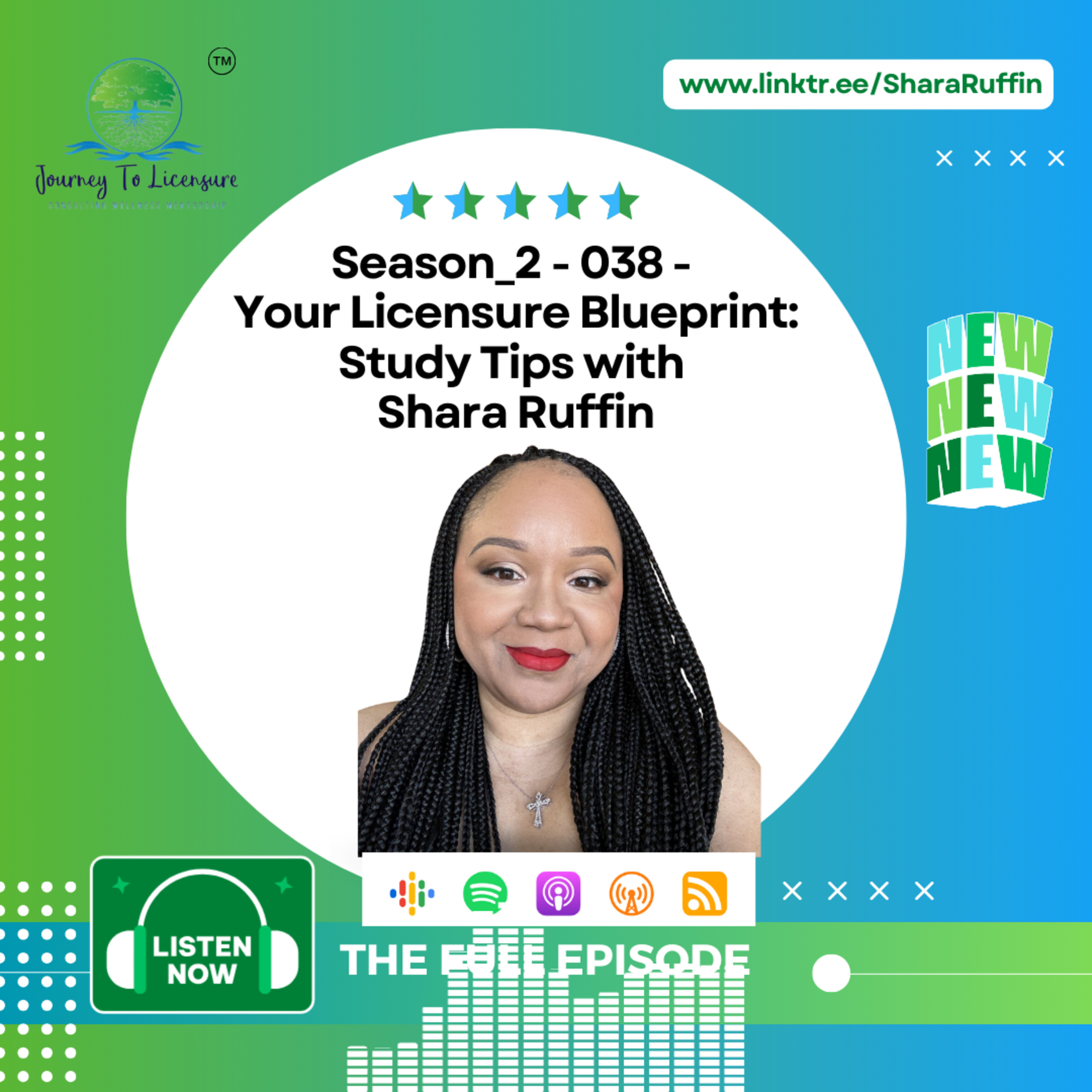 Season_2 - 038 - Your Licensure Blueprint: Study Tips with Shara Ruffin episode artwork