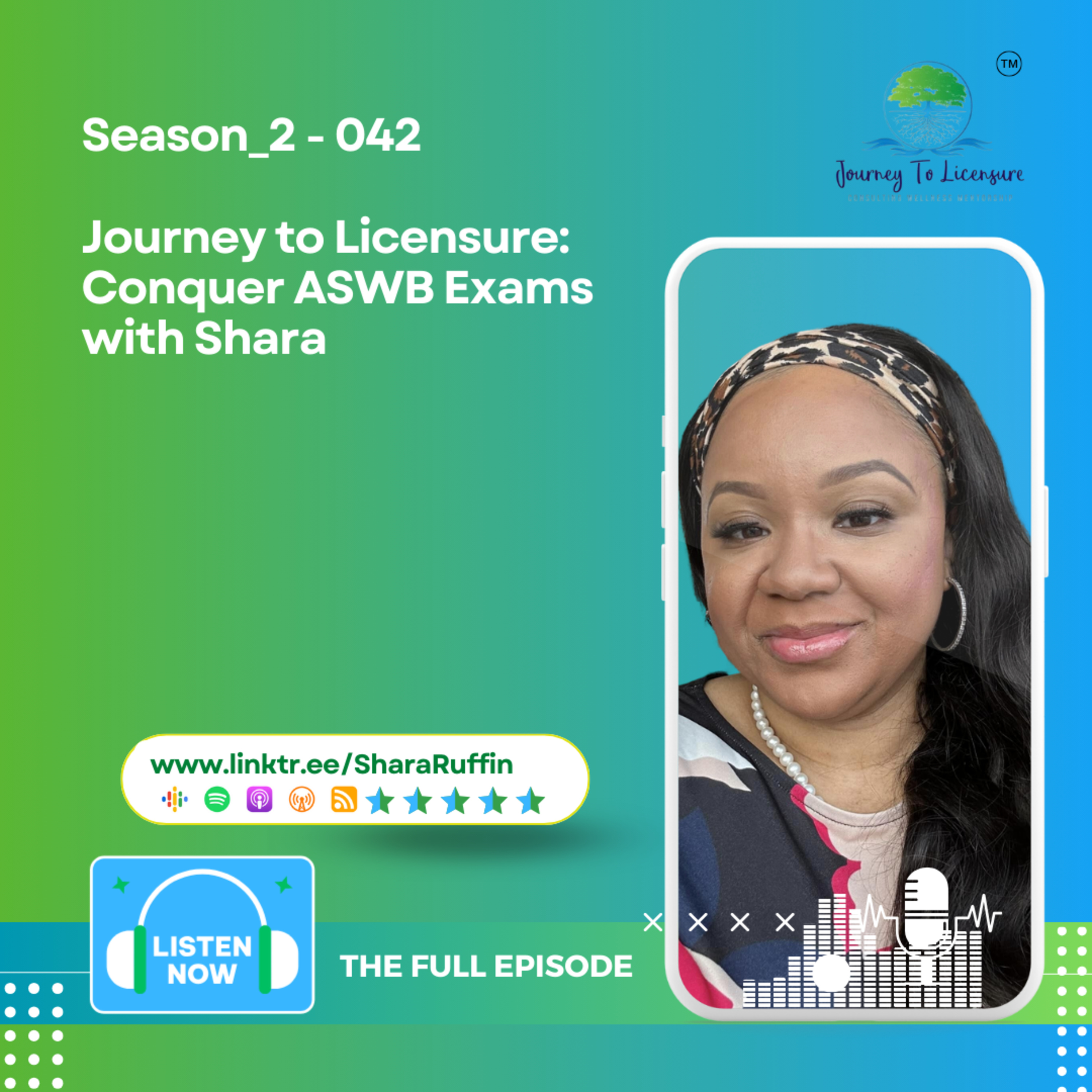 Season_2 - 042 - Journey to Licensure: Conquer ASWB Exams with Shara episode artwork