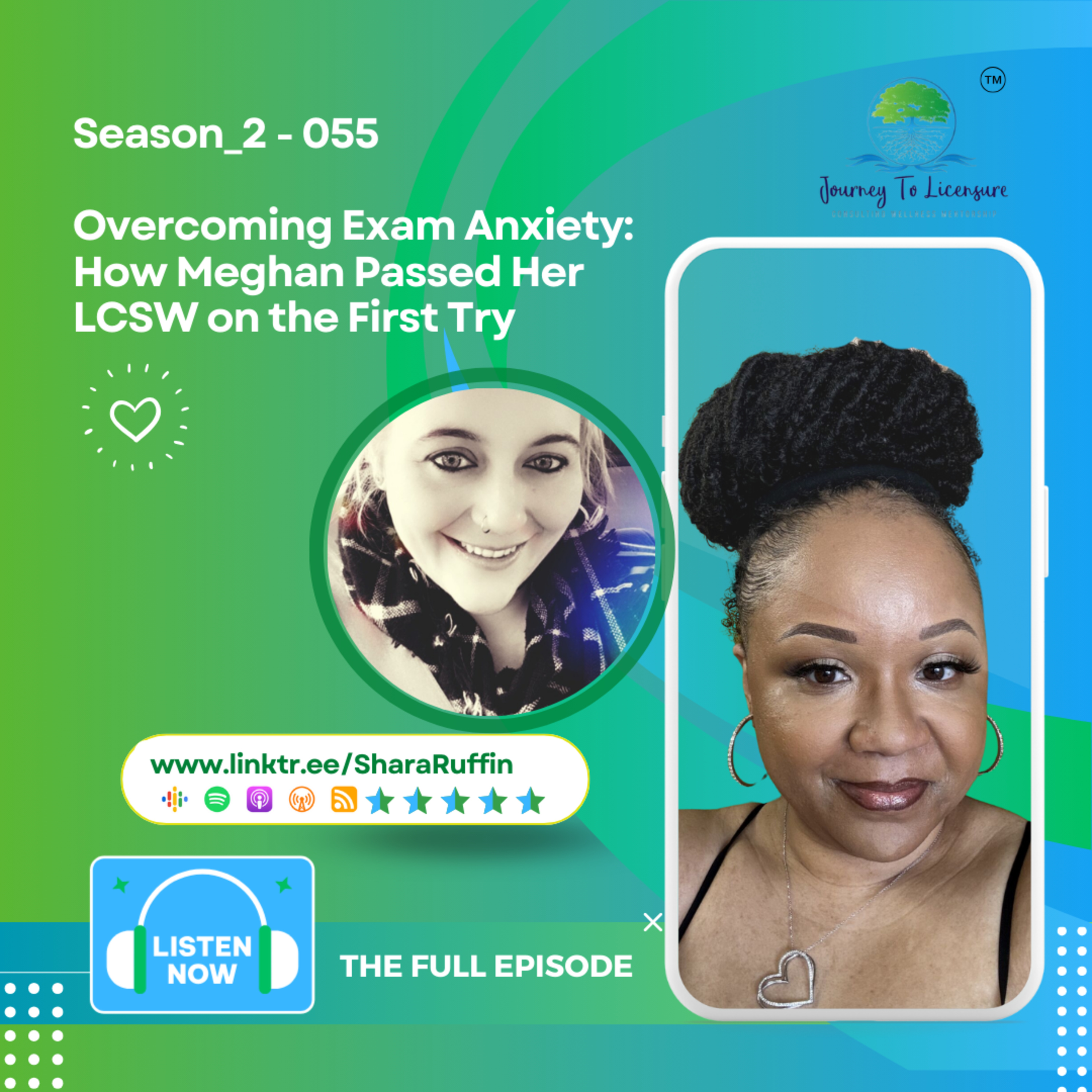 Season_2 - 055 - Overcoming Exam Anxiety: How Meghan Passed Her LCSW on the First Try episode artwork