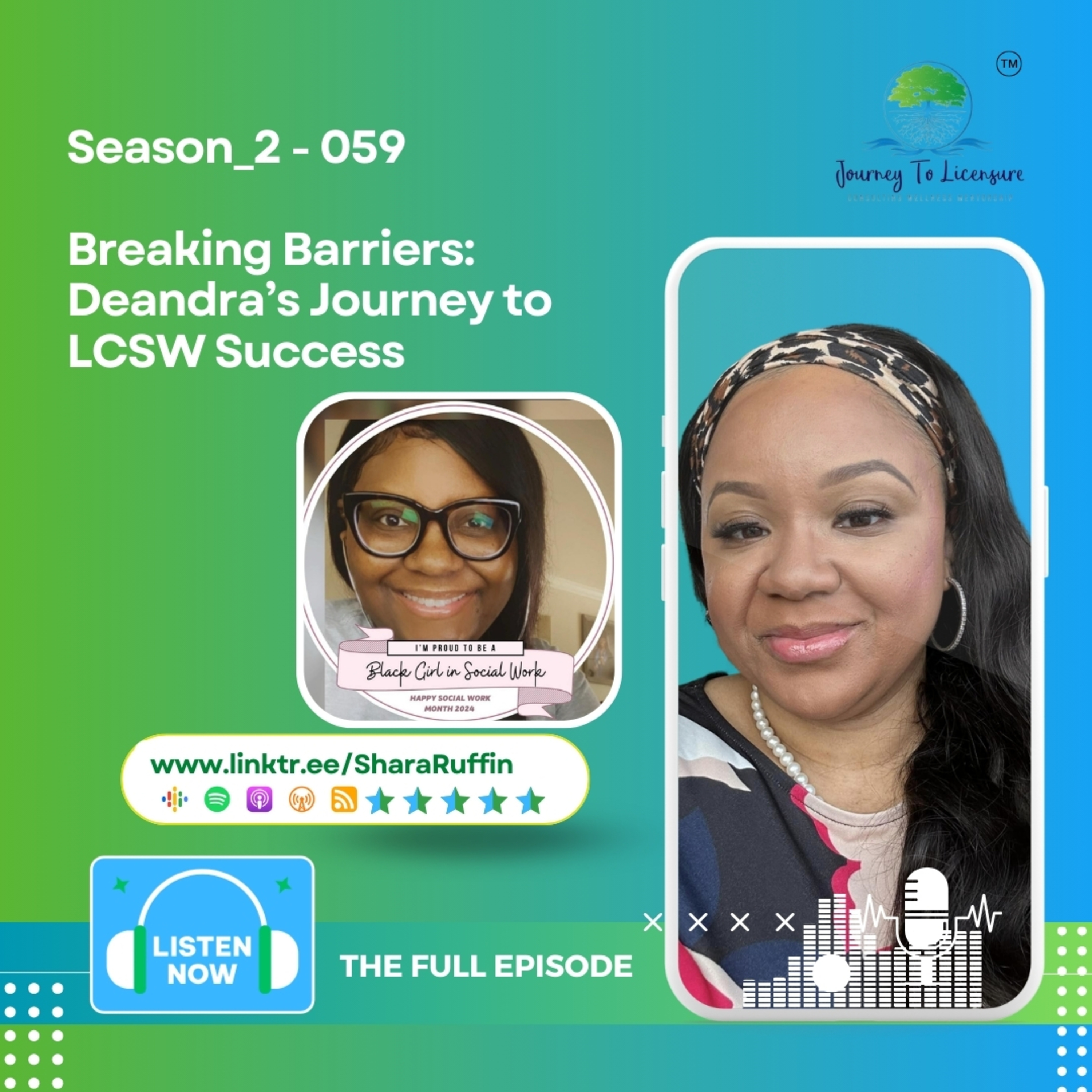 Season_2 - 059 - Breaking Barriers: Deandra’s Journey to LCSW Success episode artwork