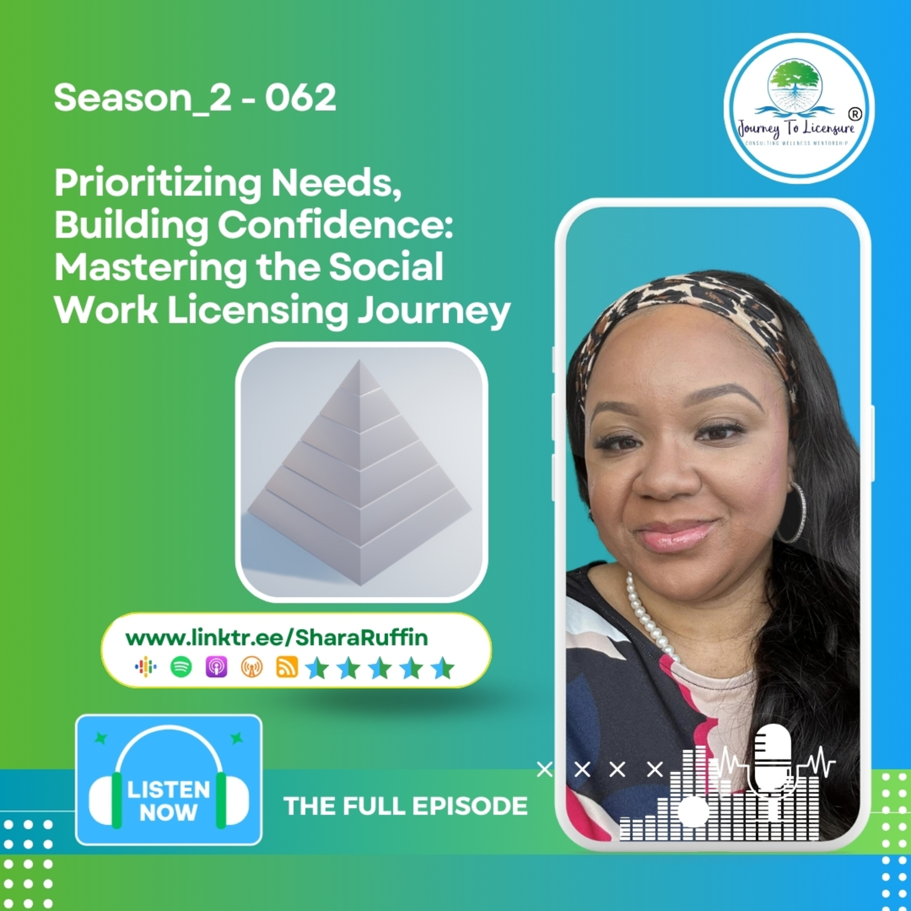 Season_2 - 062 - Prioritizing Needs, Building Confidence: Mastering the Social Work Licensing Journey  episode artwork