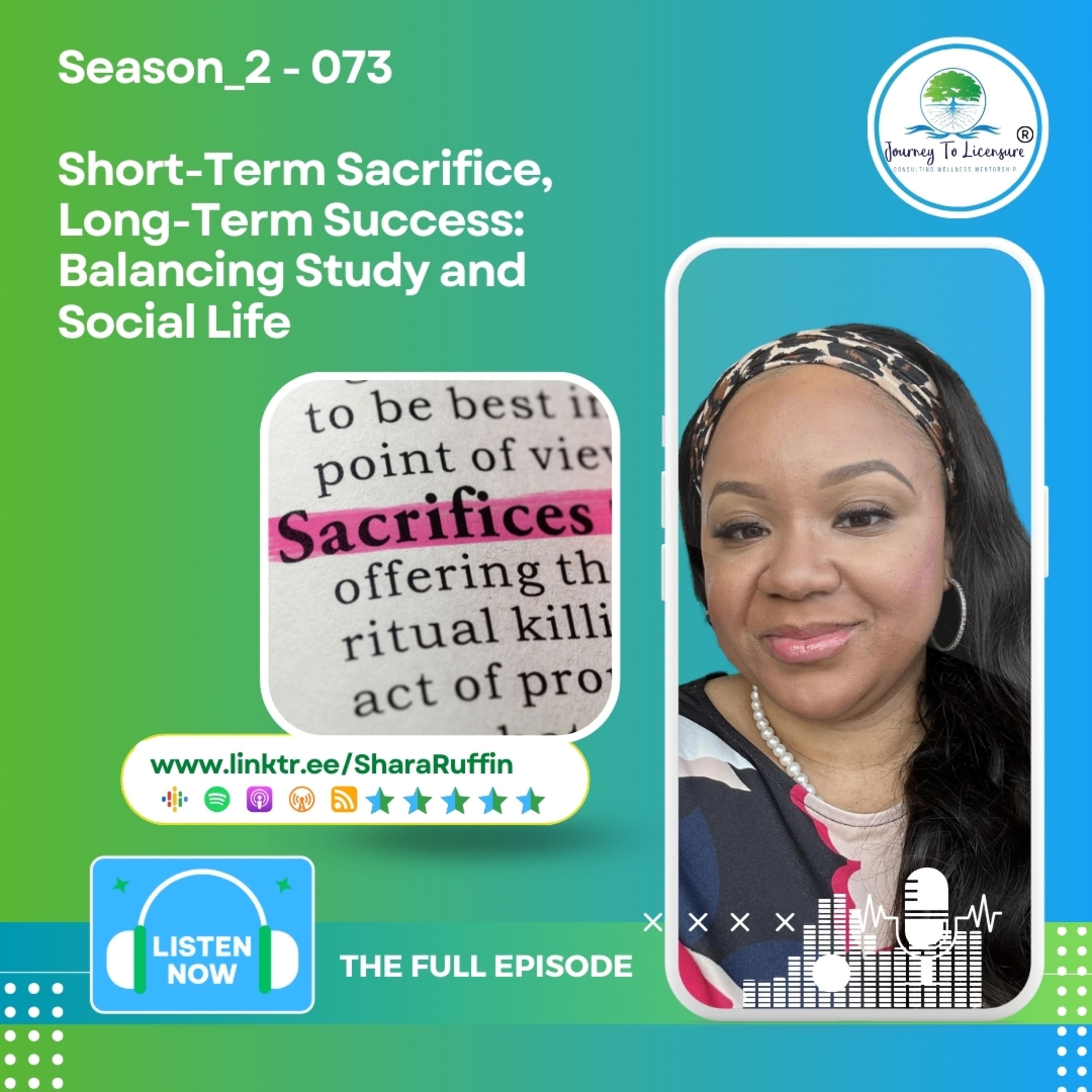 Season_2 - 073 - Short-Term Sacrifice, Long-Term Success: Balancing Study and Social Life episode artwork