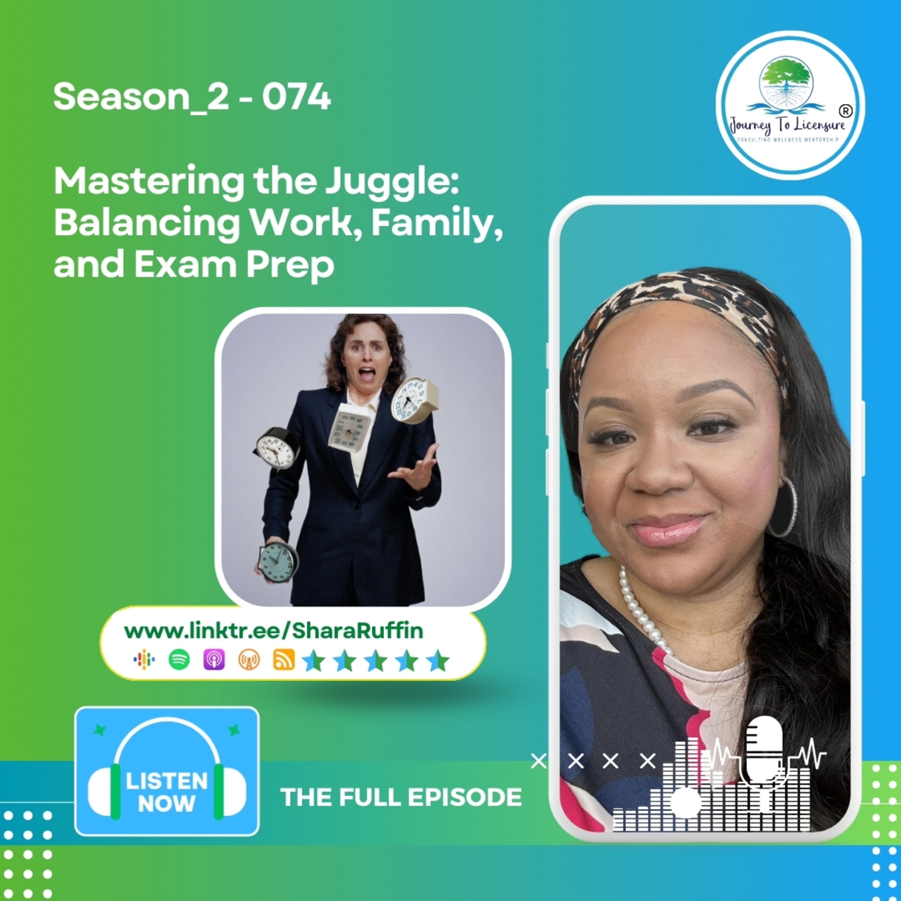  Season_2 - 074 - Mastering the Juggle: Balancing Work, Family, and Exam Prep episode artwork