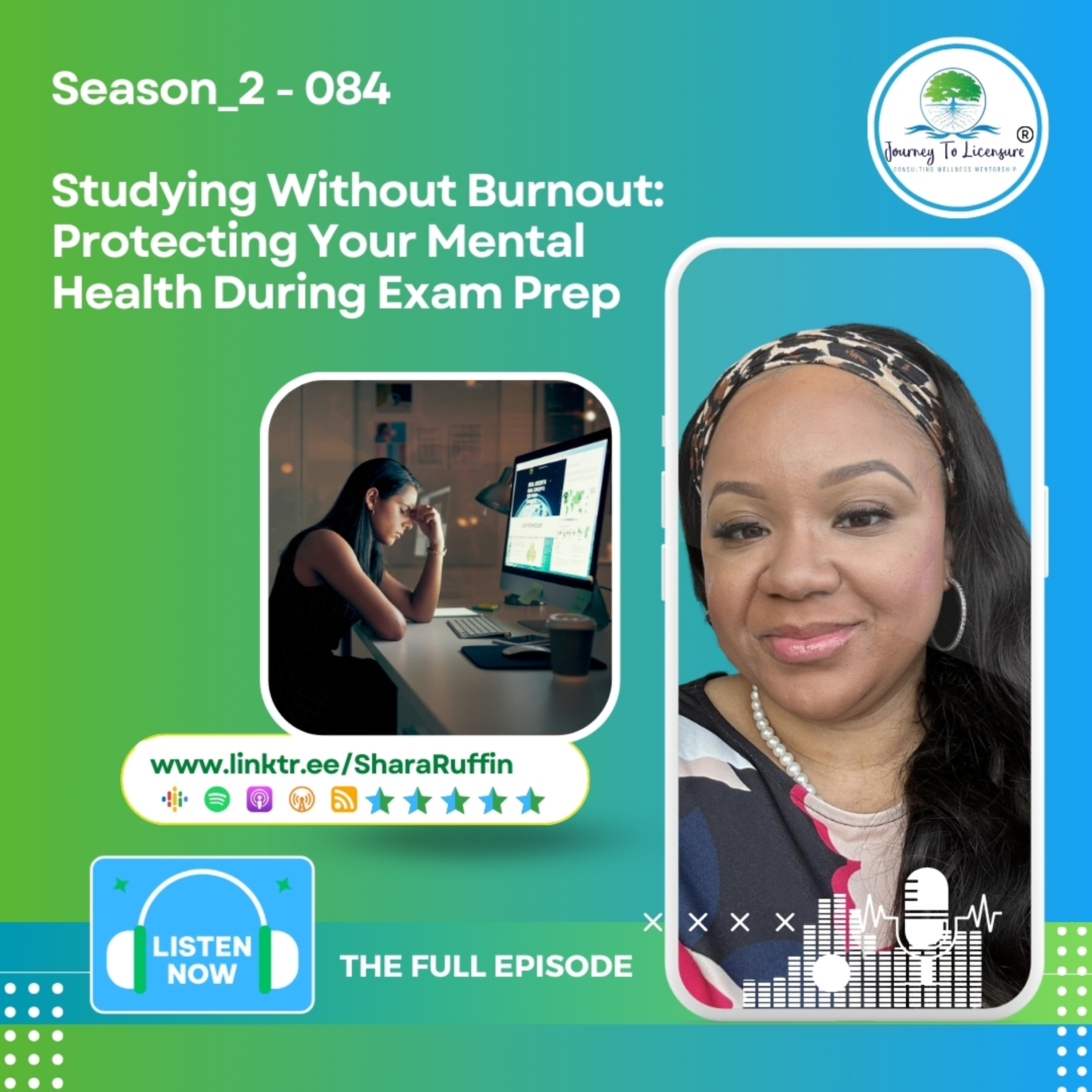Season_2 - 084 - Studying Without Burnout: Protecting Your Mental Health During Exam Prep episode artwork