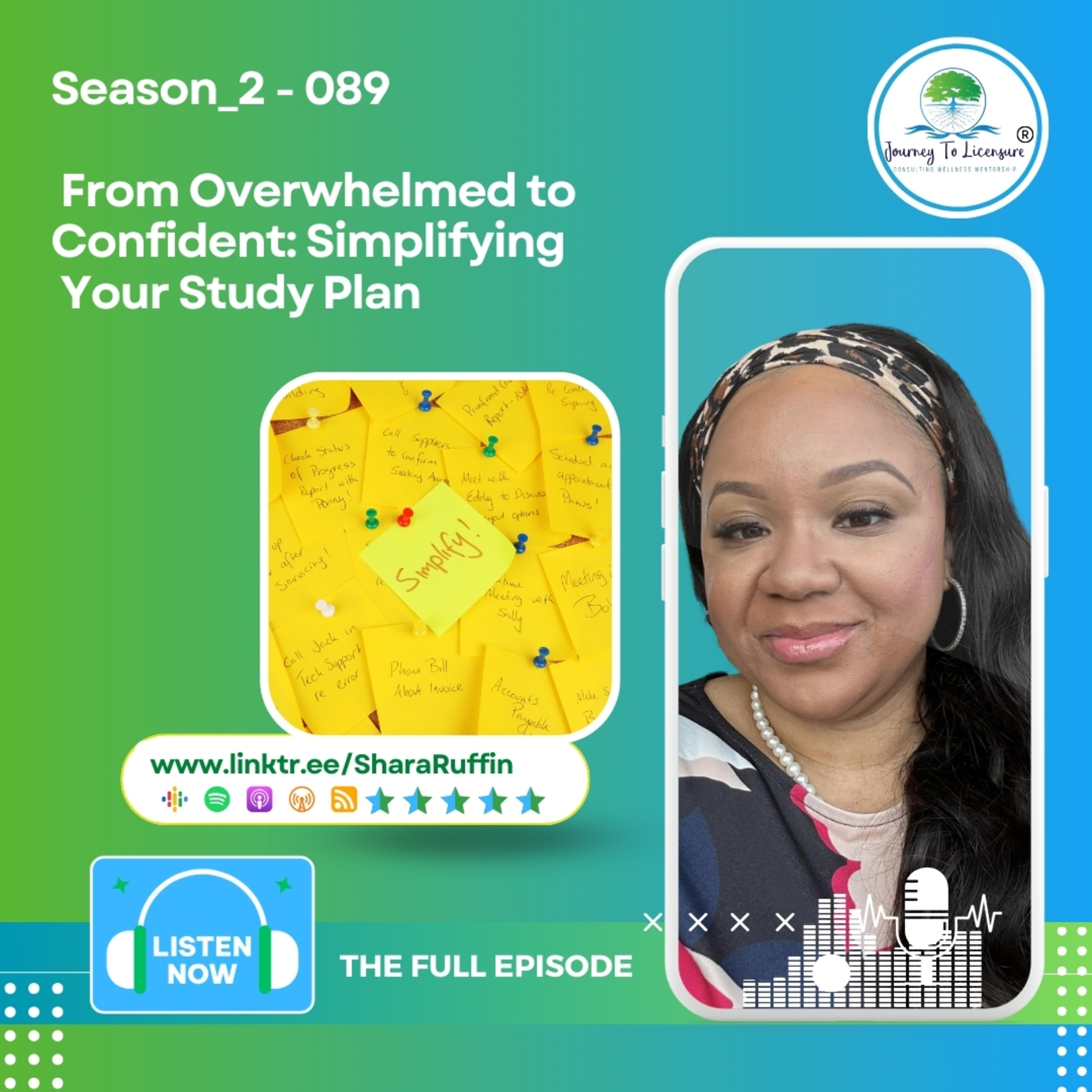 Season_2 - 089 - From Overwhelmed to Confident: Simplifying Your Study Plan episode artwork