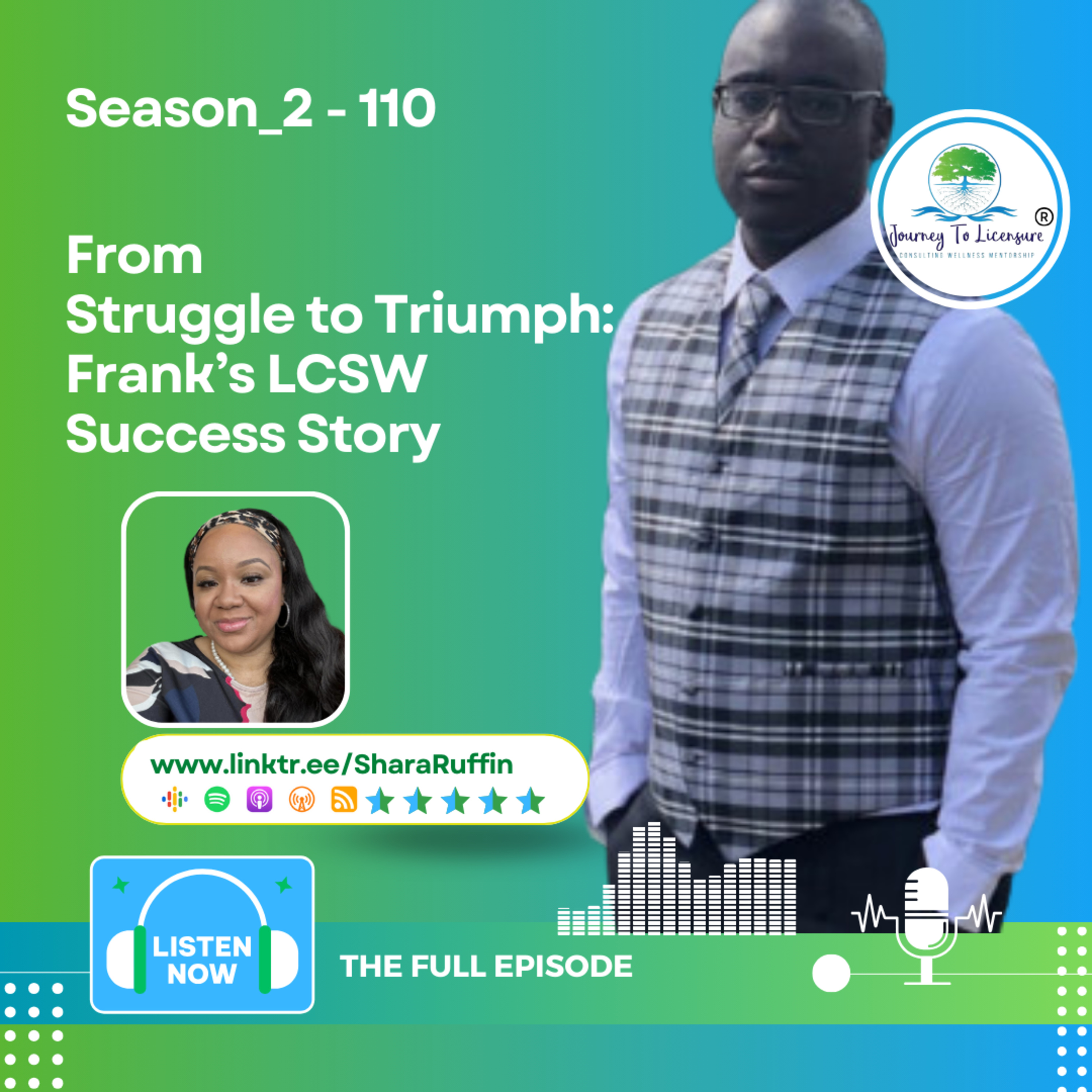 Season_2 - 110 - From Struggle to Triumph: Frank’s LCSW Success Story episode artwork