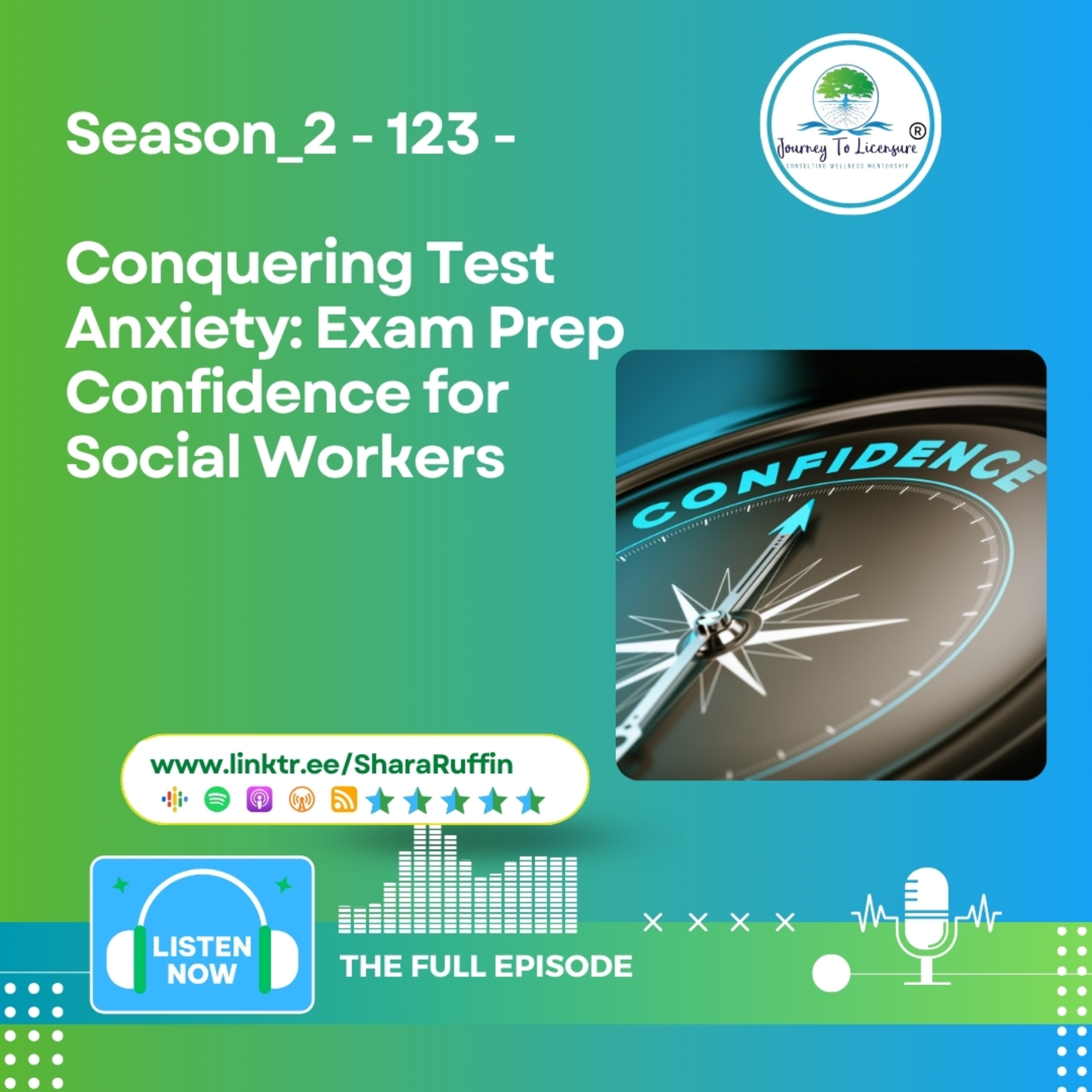 Season_2 - 123 - Conquering Test Anxiety: Exam Prep Confidence for Social Workers episode artwork
