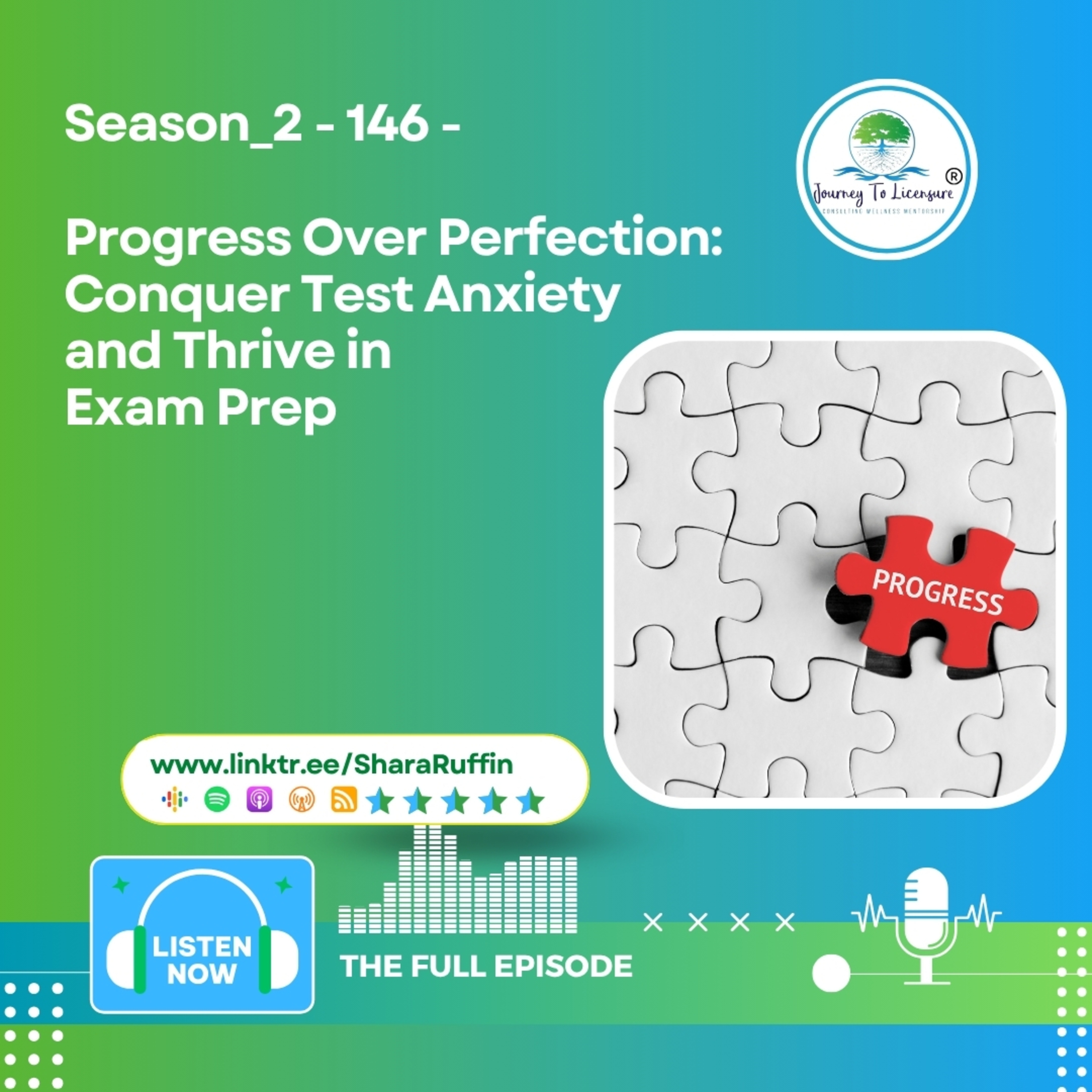 Season_2 - 146 - Progress Over Perfection: Conquer Test Anxiety and Thrive in Exam Prep episode artwork
