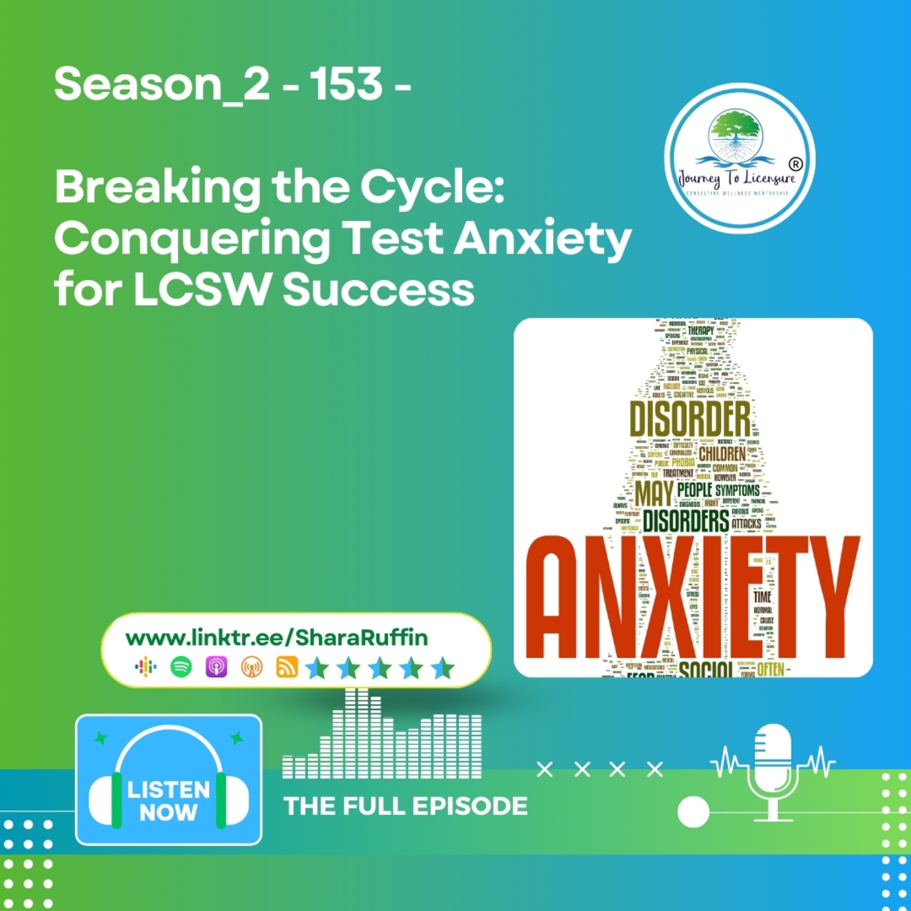 Season_2 - 153 - Breaking the Cycle: Conquering Test Anxiety for LCSW Success episode artwork