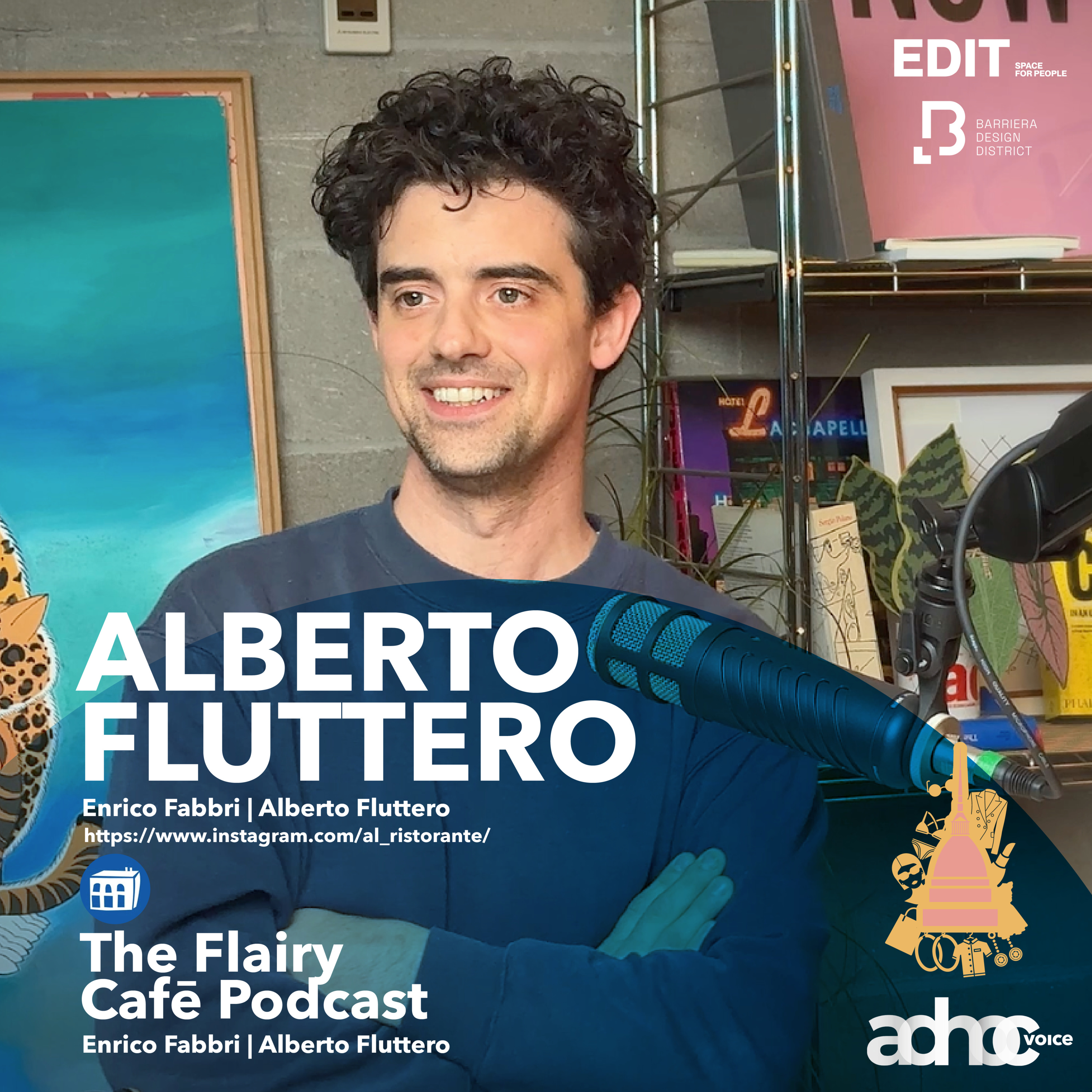 THE FLAIRY CAFĒ PODCAST | ALBERTO FLUTTERO episode artwork