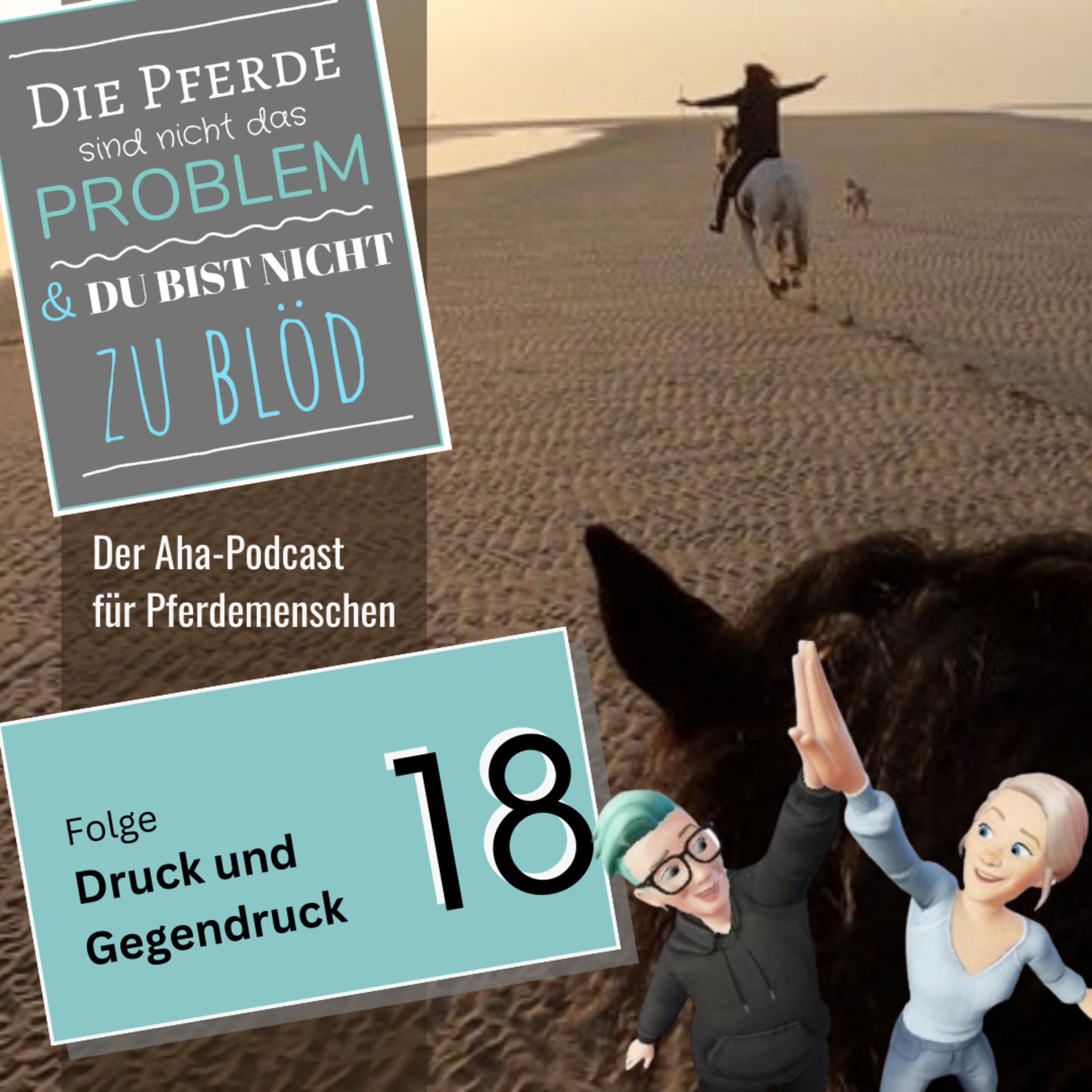 Die Pferde sind nicht das Problem - und du bist nicht zu blöd. Der Aha-Podcast für Pferdemenschen