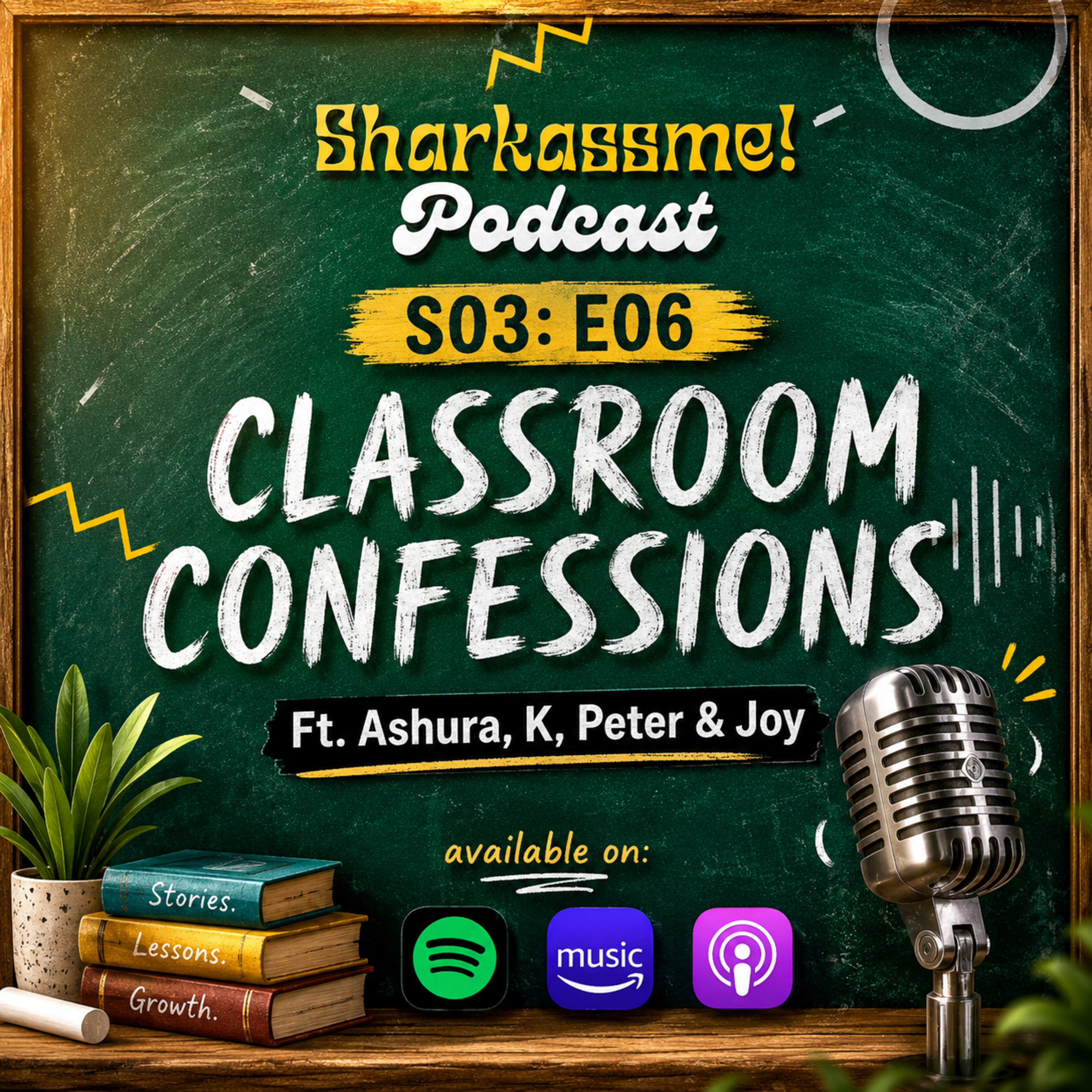 S03:E06 - Classroom Confessions 🎙️ Ft. Ashura, K, Peter & Joy episode artwork