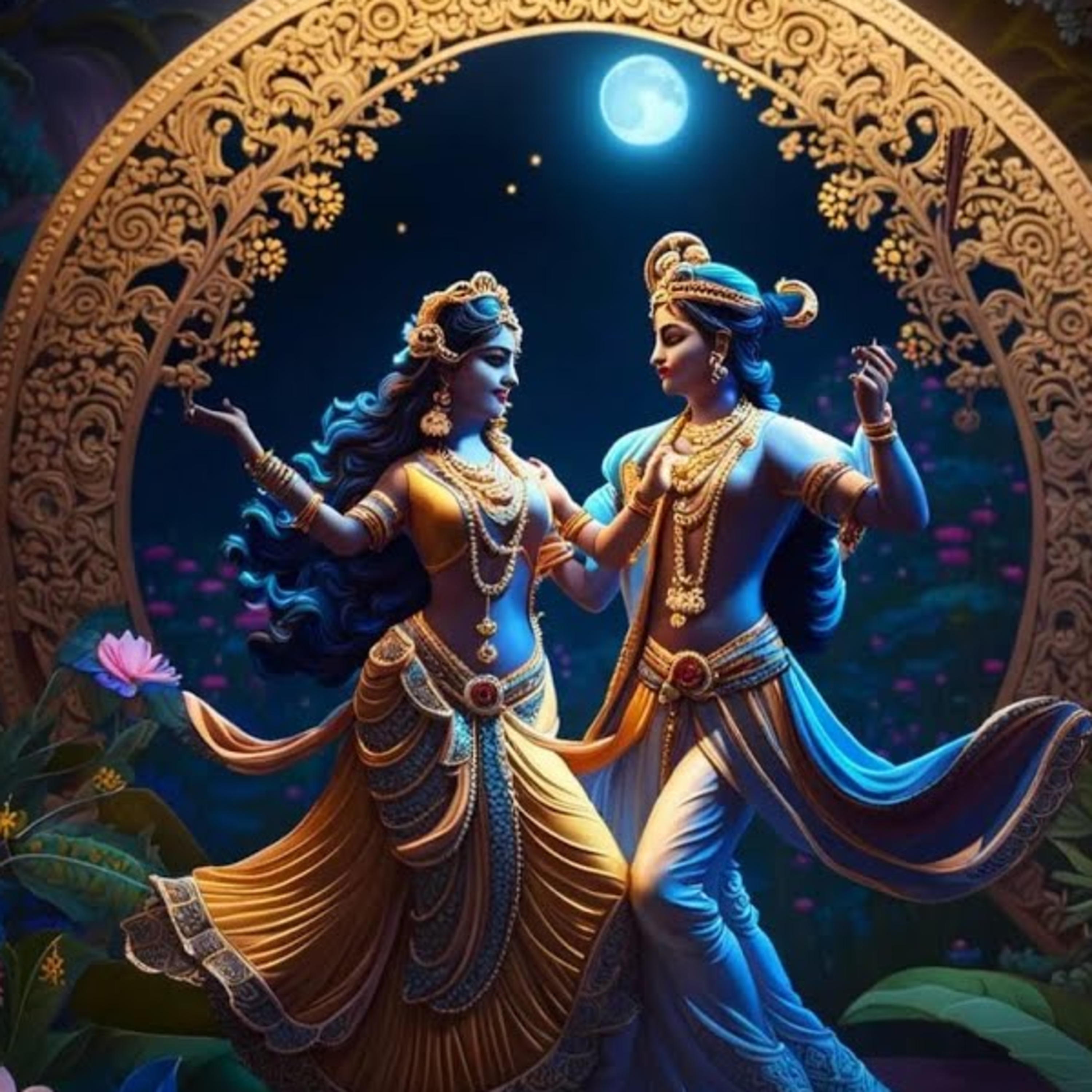 99 Mantra & Grace – Chanting Om Shri Krishna Sharanam Mamah 108x for Devotion & Centering