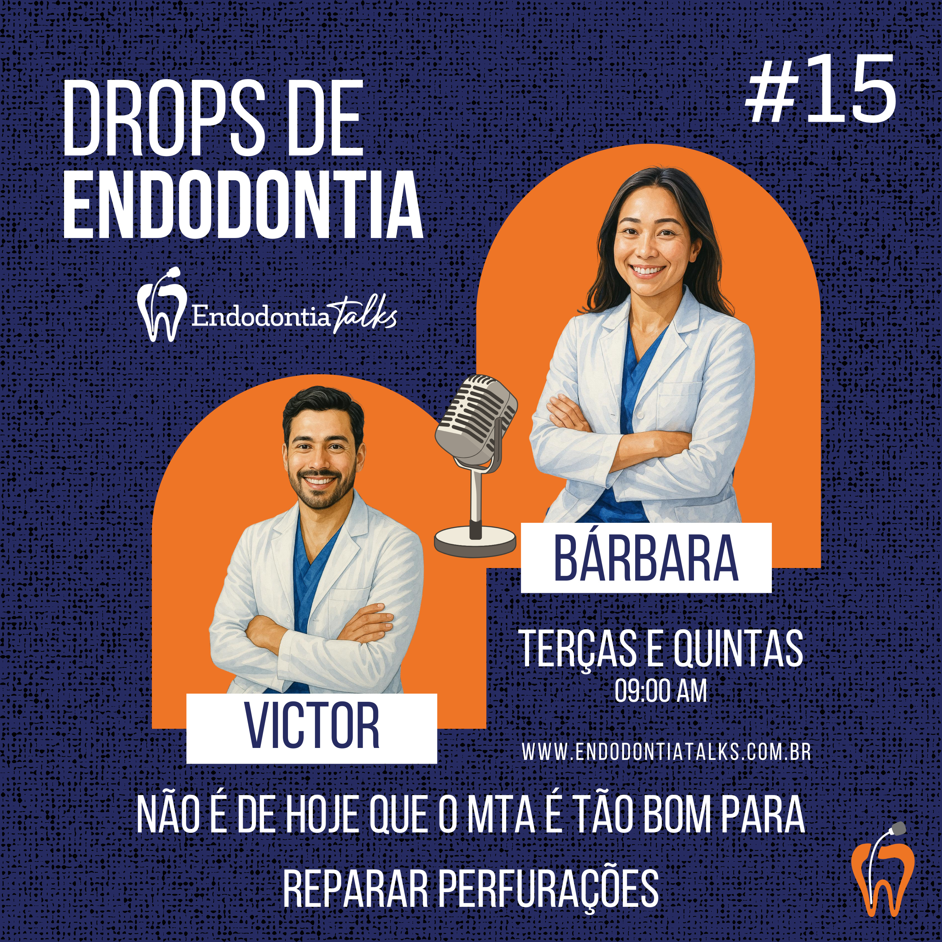 #15 Drops de Endodontia | Não é de hoje que o MTA é tão bom para reparo de perfurações episode artwork