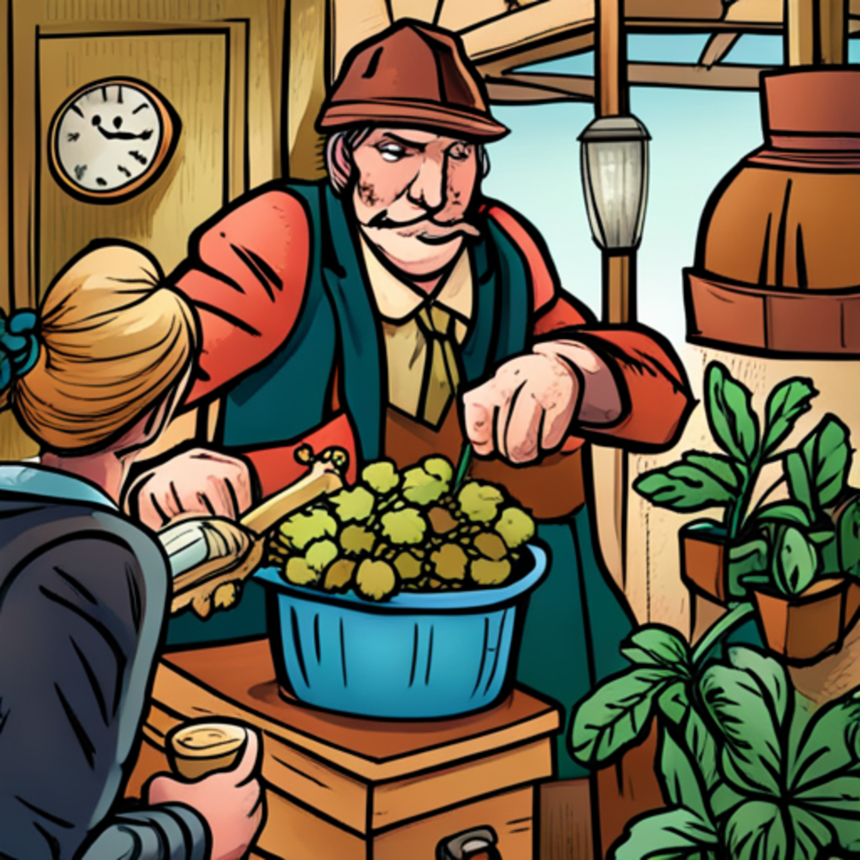 Max, a tricky shopkeeper, meets Clara episode artwork
