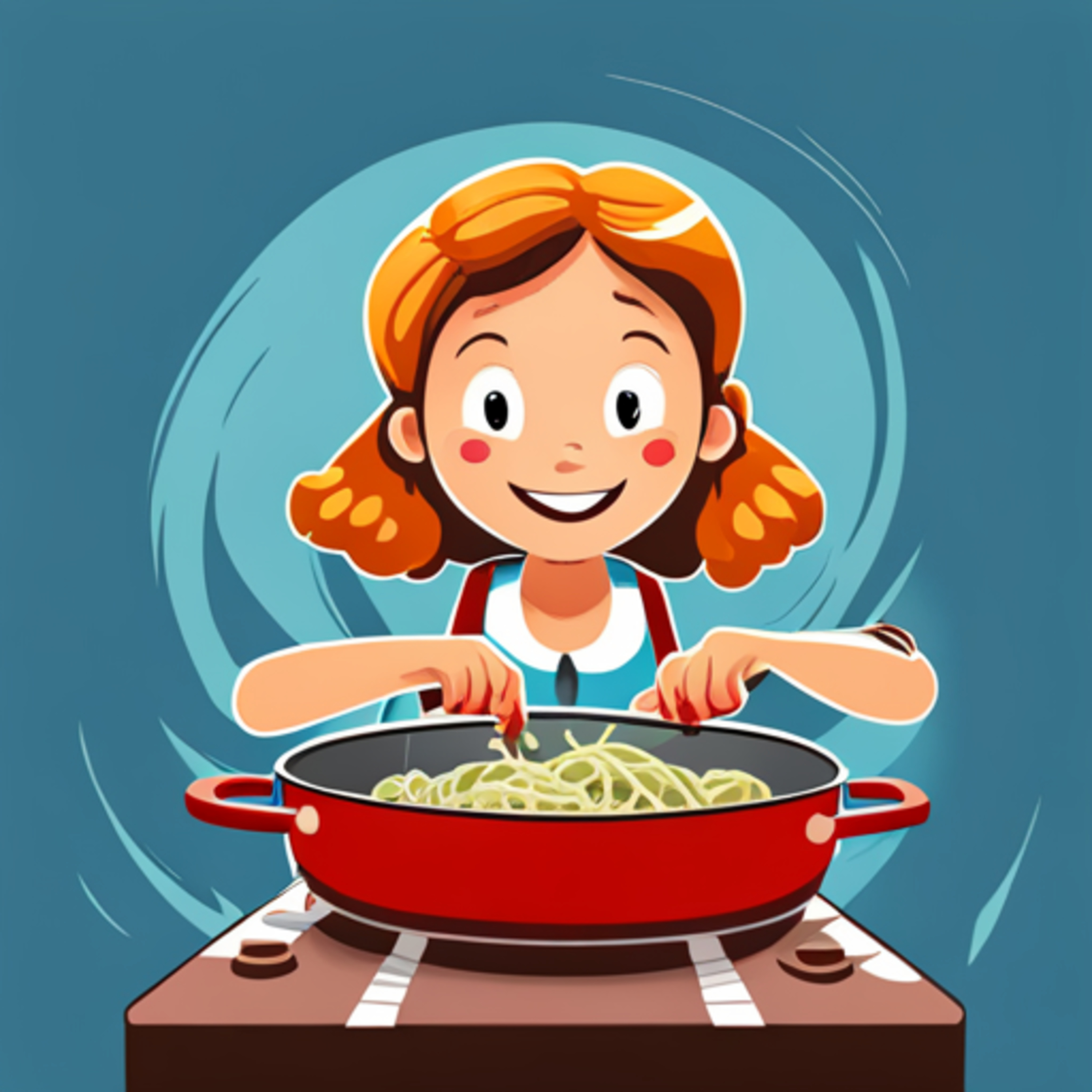Maya and the boiling pasta episode artwork