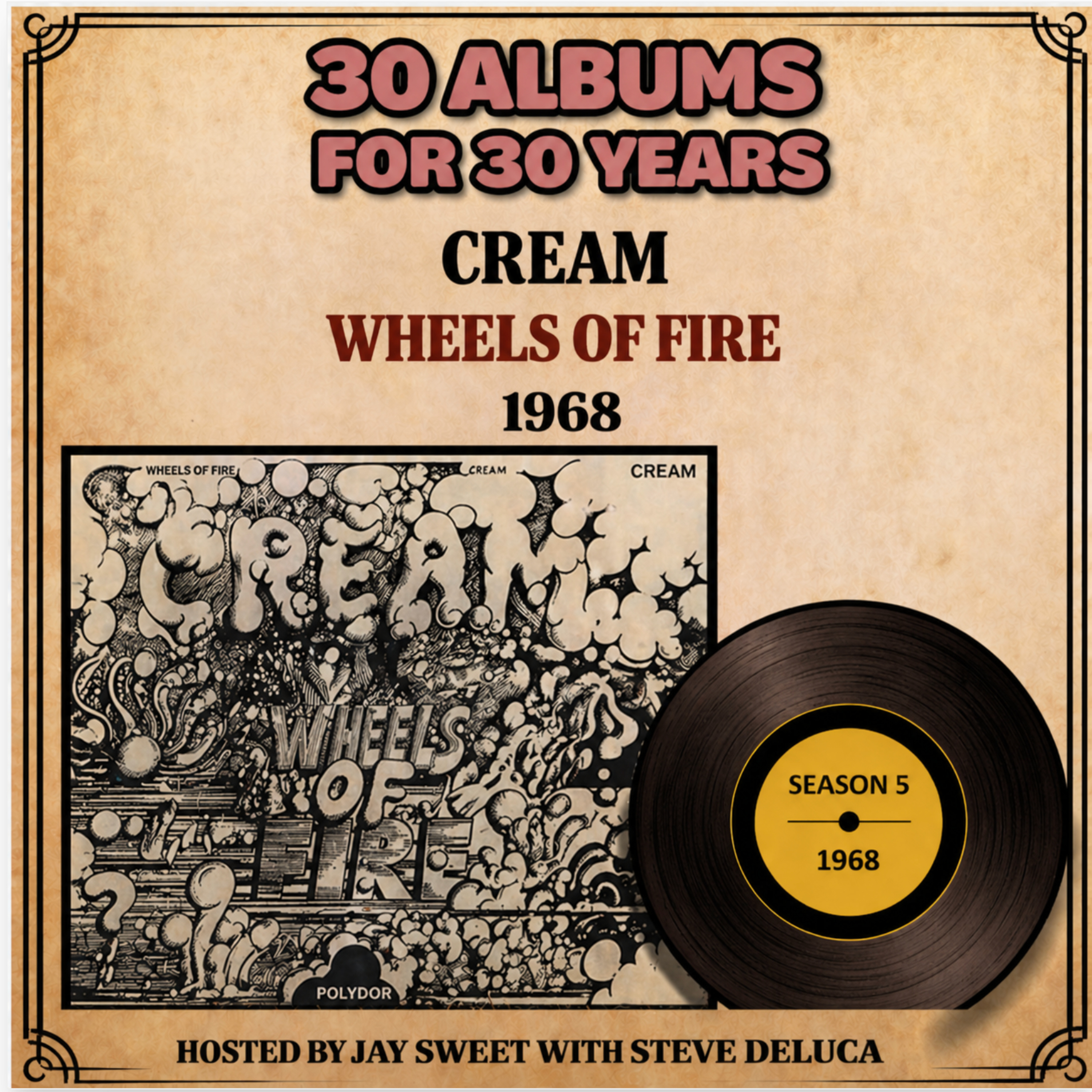 Cream- Wheels Of Fire episode artwork