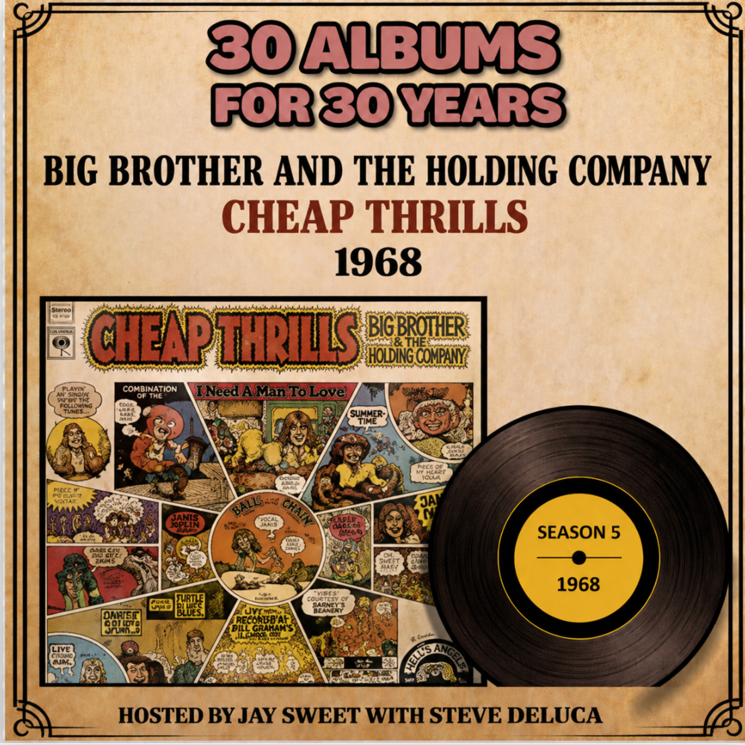 Big Brother and the Holding Company (Janis Joplin) -Cheap Thrills episode artwork