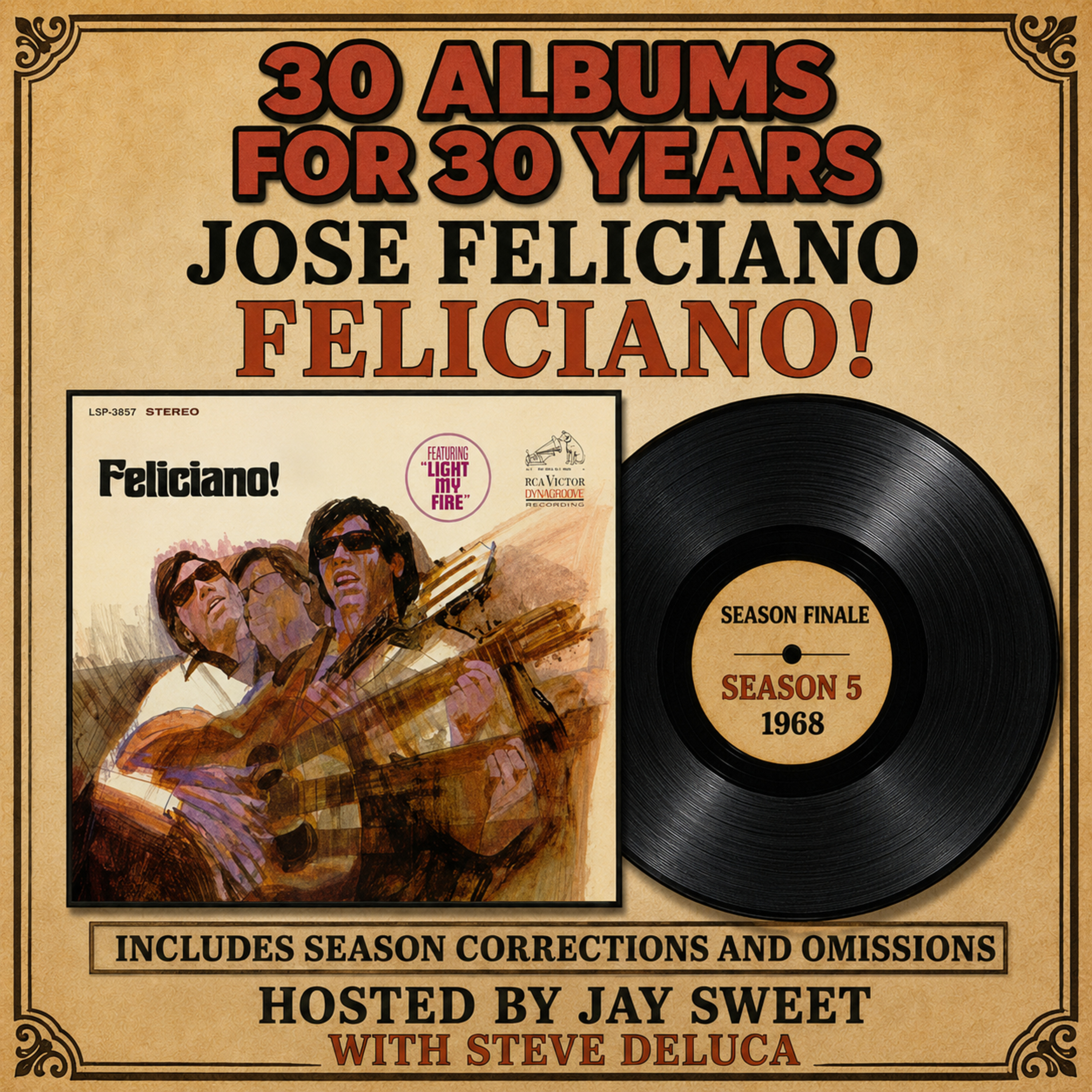José Feliciano -Feliciano! (RCA-Victor):Bonus: Season Finale Corrections and Omissions