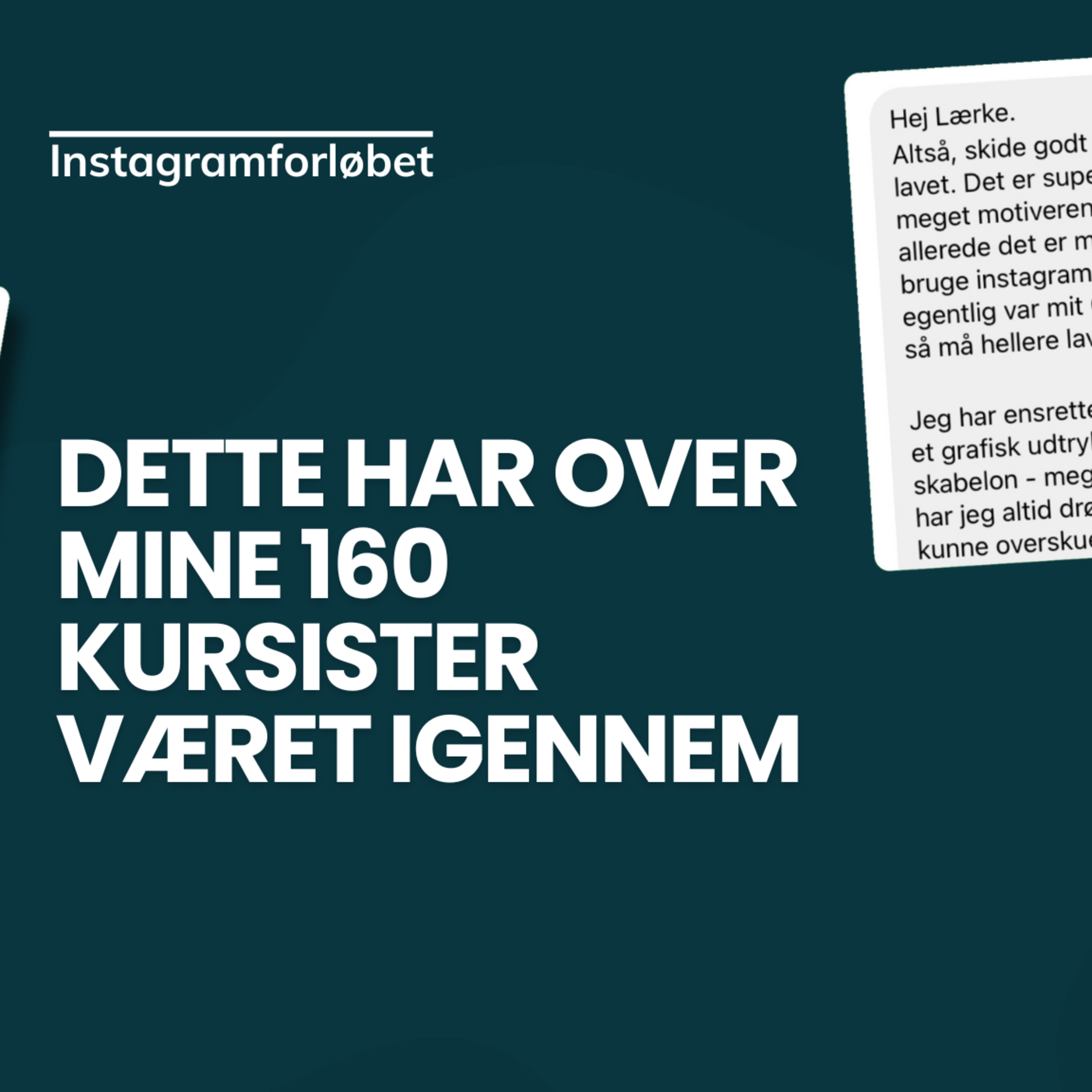 Instagramforløbet