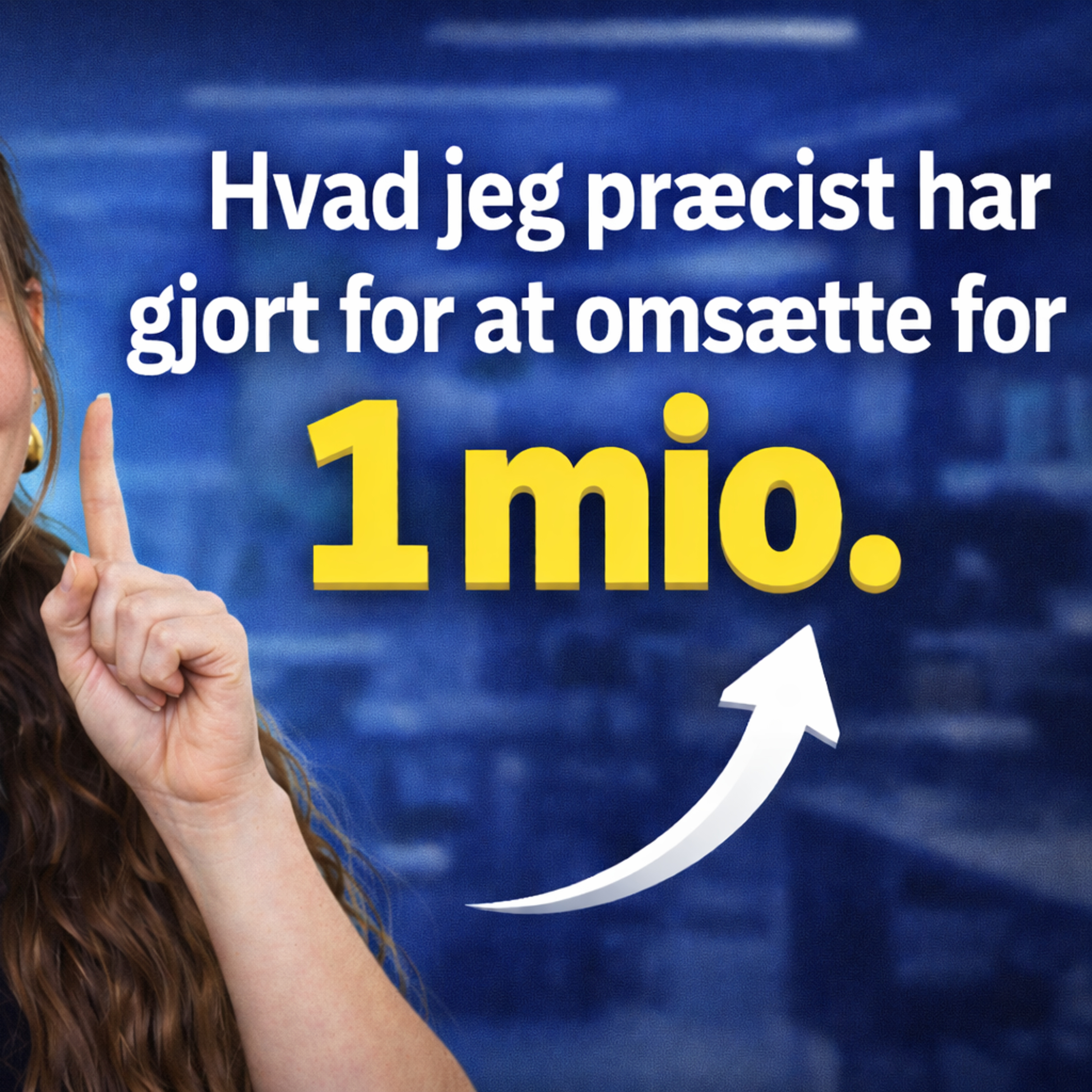 Hvad jeg præcist har gjort, for at omsætte for 1 mio i året 💰